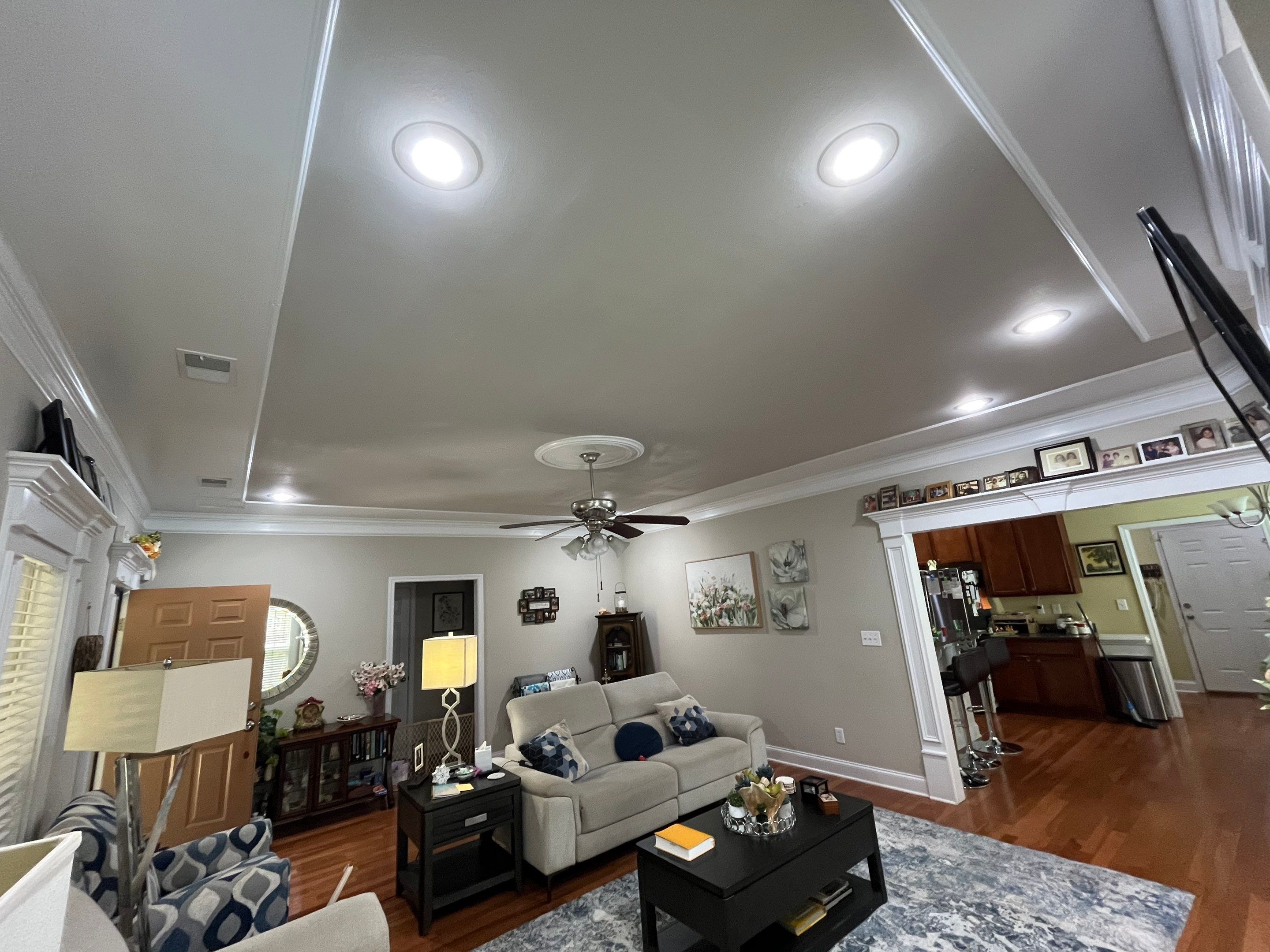 Ceiling Water Damage Repair and Painting in Social Circle by PGP Surface Solutions, LLC