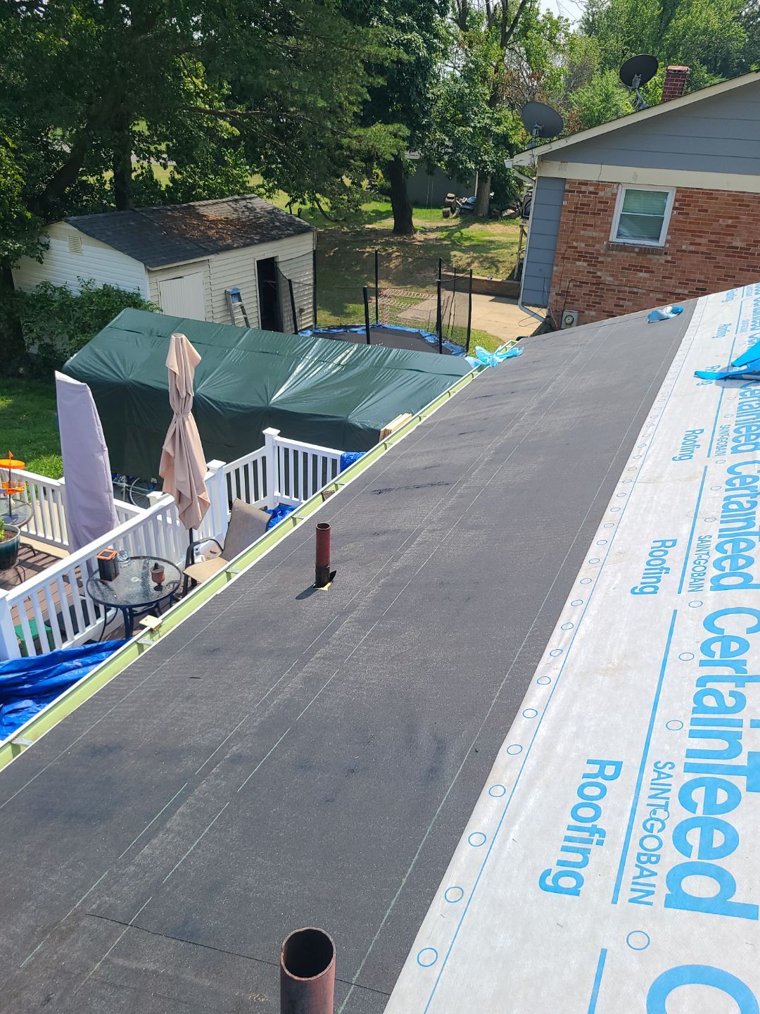 Woodbridge: Roof Replacement with CertainTeed Landmark Pro Designer Shingles in Max Def Colonial Slate by RM Banning, Inc.