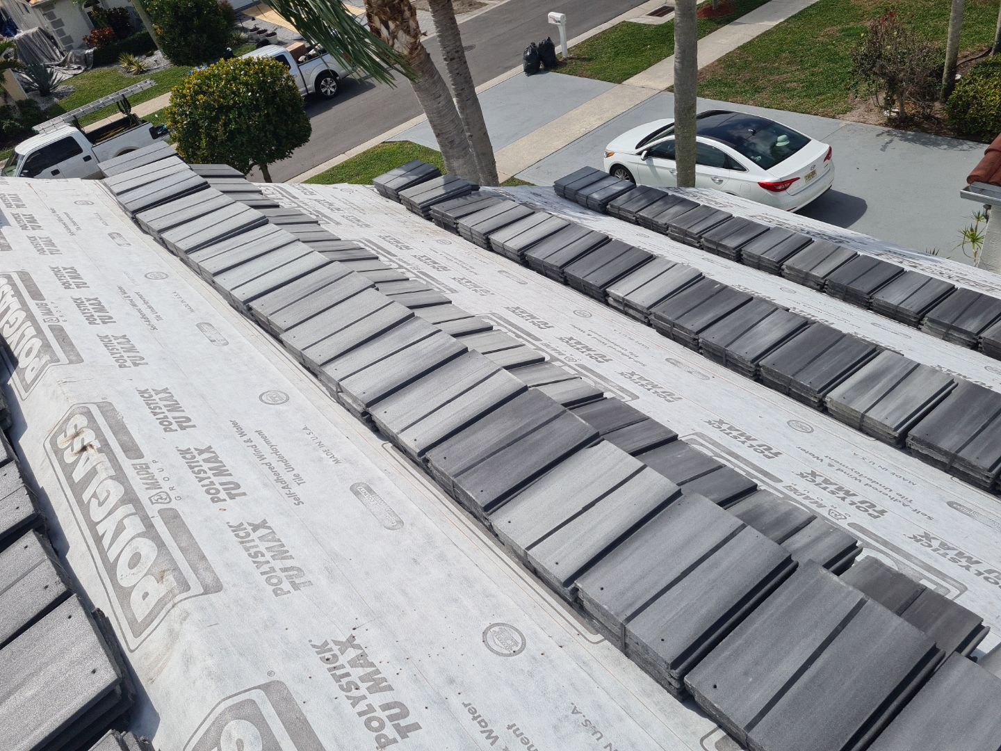 Residential Roofing Installation using Eagle Roofing Tile by BLUES BROTHERS ROOFING