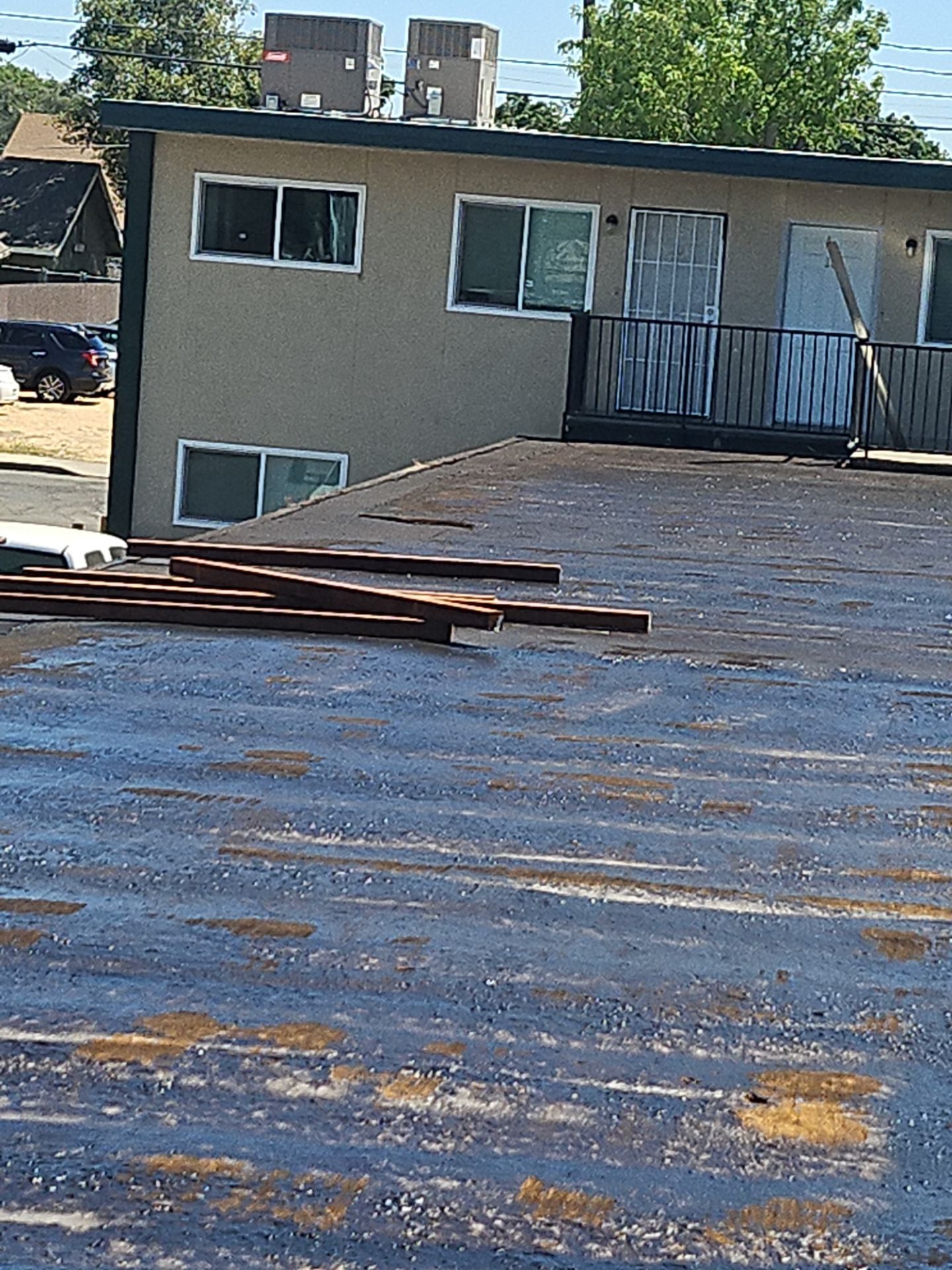 Foam Refurbish using General Coatings acrylic coatings and spray foam by Straight Edge Roofing Inc