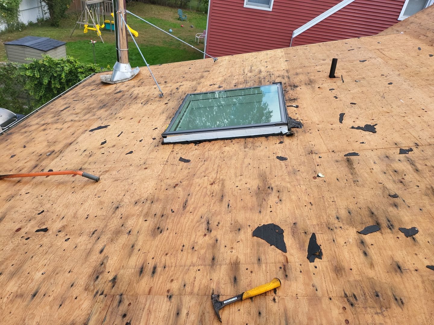 Residential Roofing Installation using Owens Corning TruDefinition Sierra Gray by A Plus Exterior