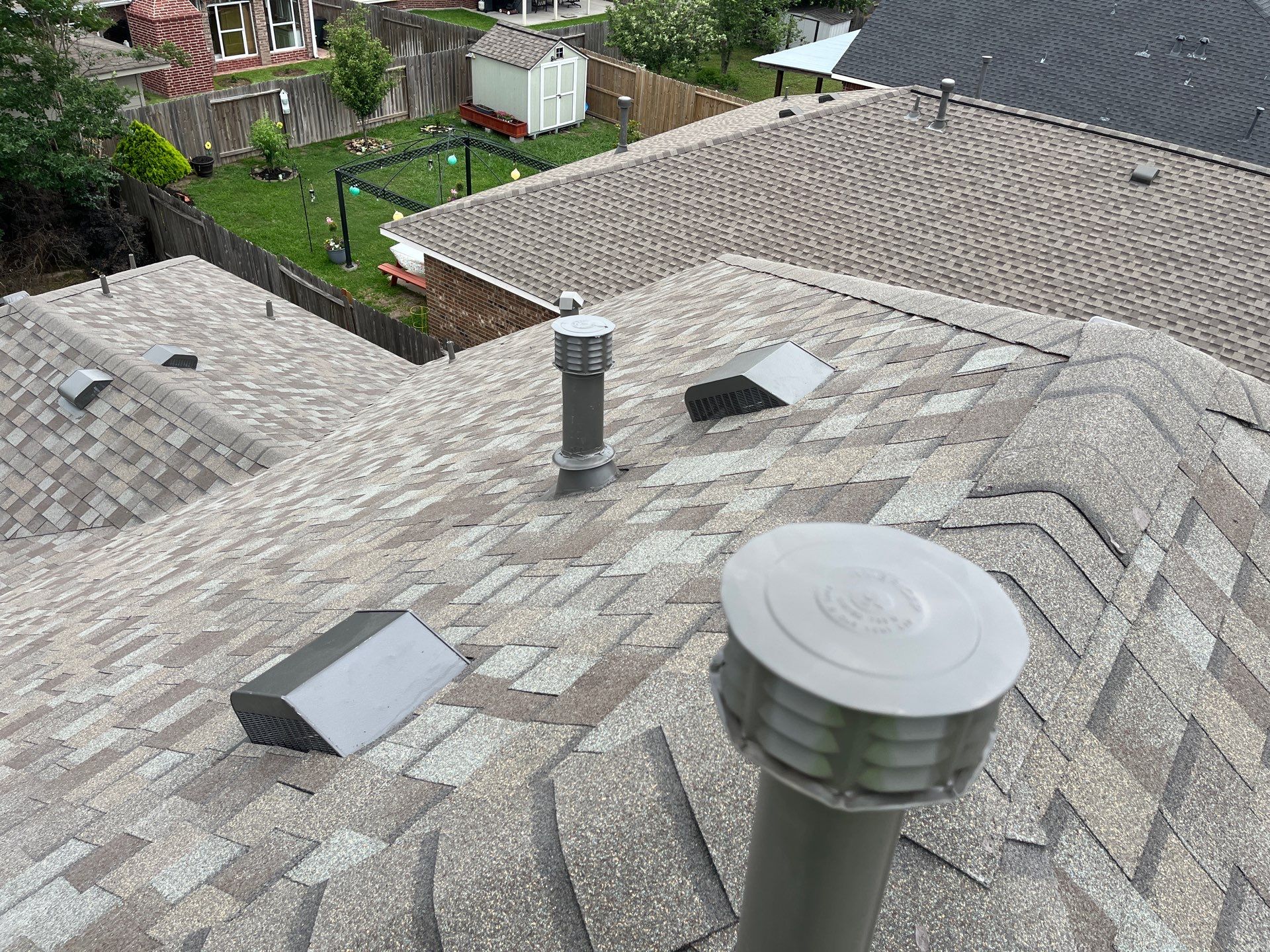 Residential Roofing Installation using Owen's Corning Duration (Lifetime) Shingles by Roof Repair Company