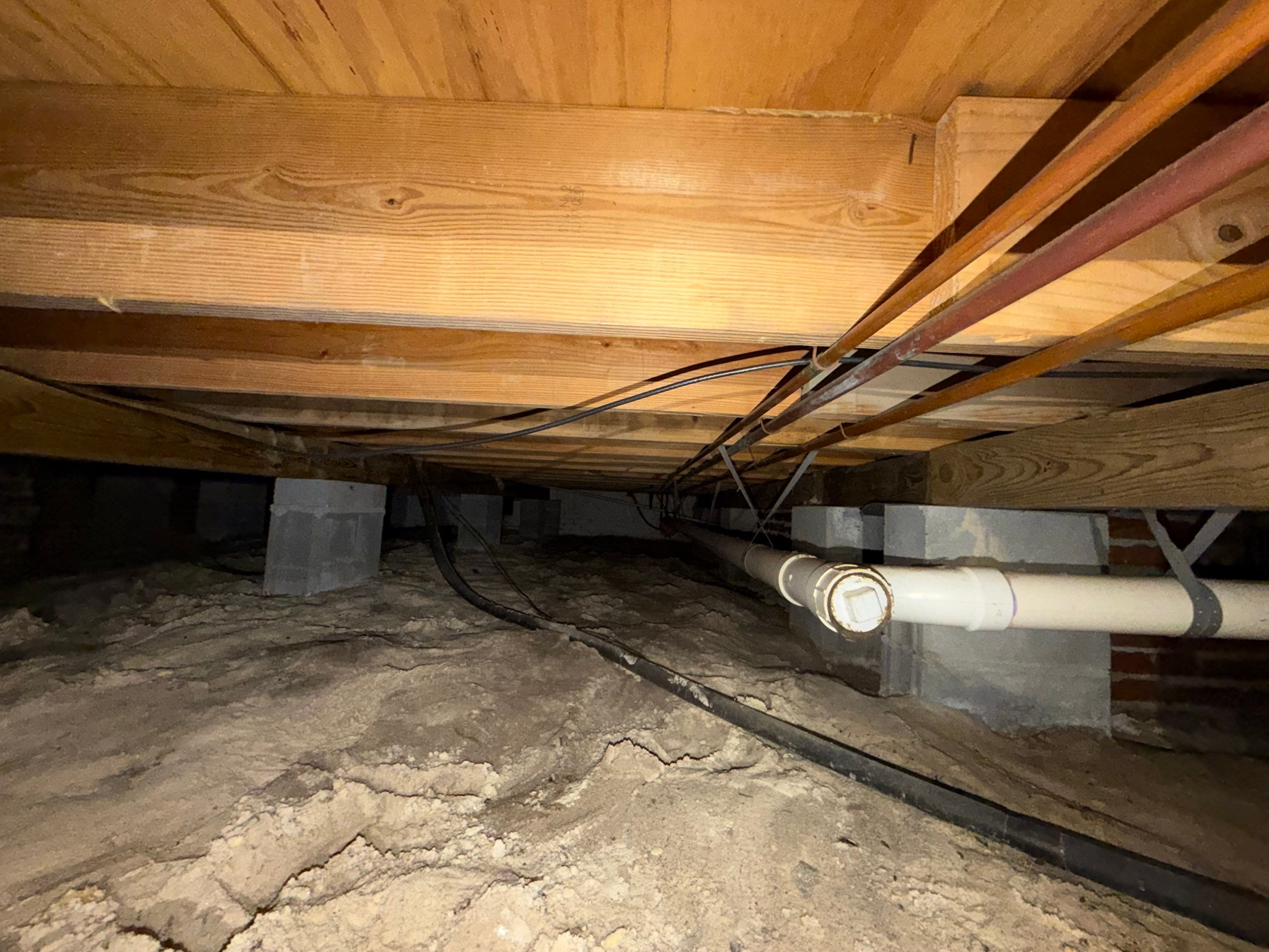 Project in Portsmouth by Patriot Crawl Space Repairs