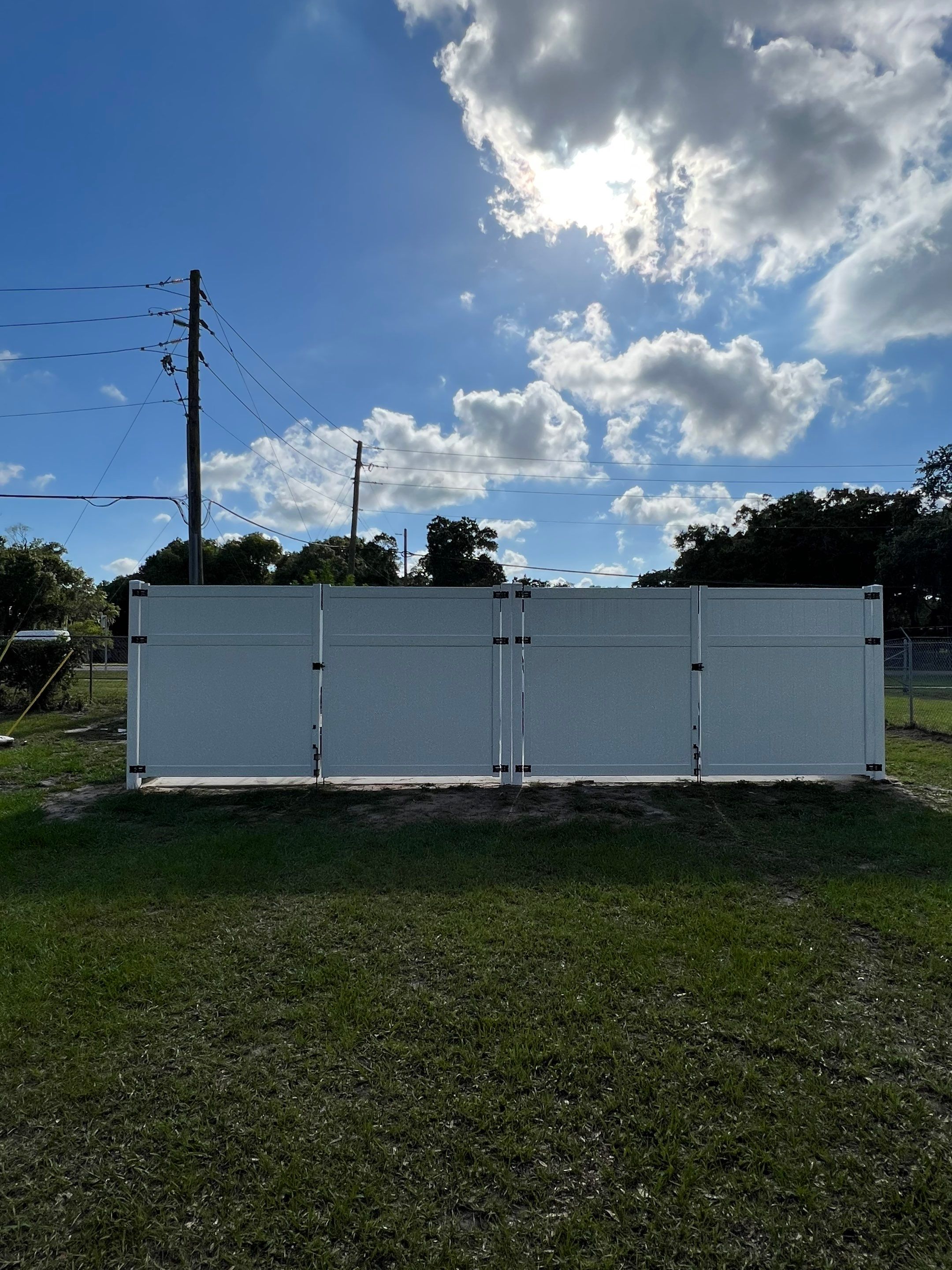 Palmetto, FL 6+2 White Vinyl Privacy Fence by Asap fence and gates, LLC