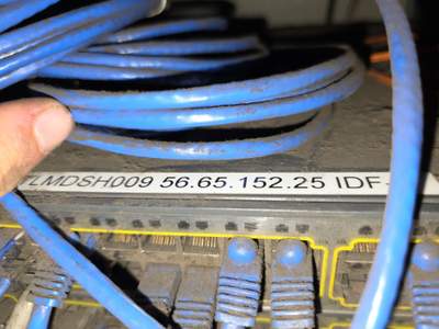 Structured cabling installation by CimaSolutions