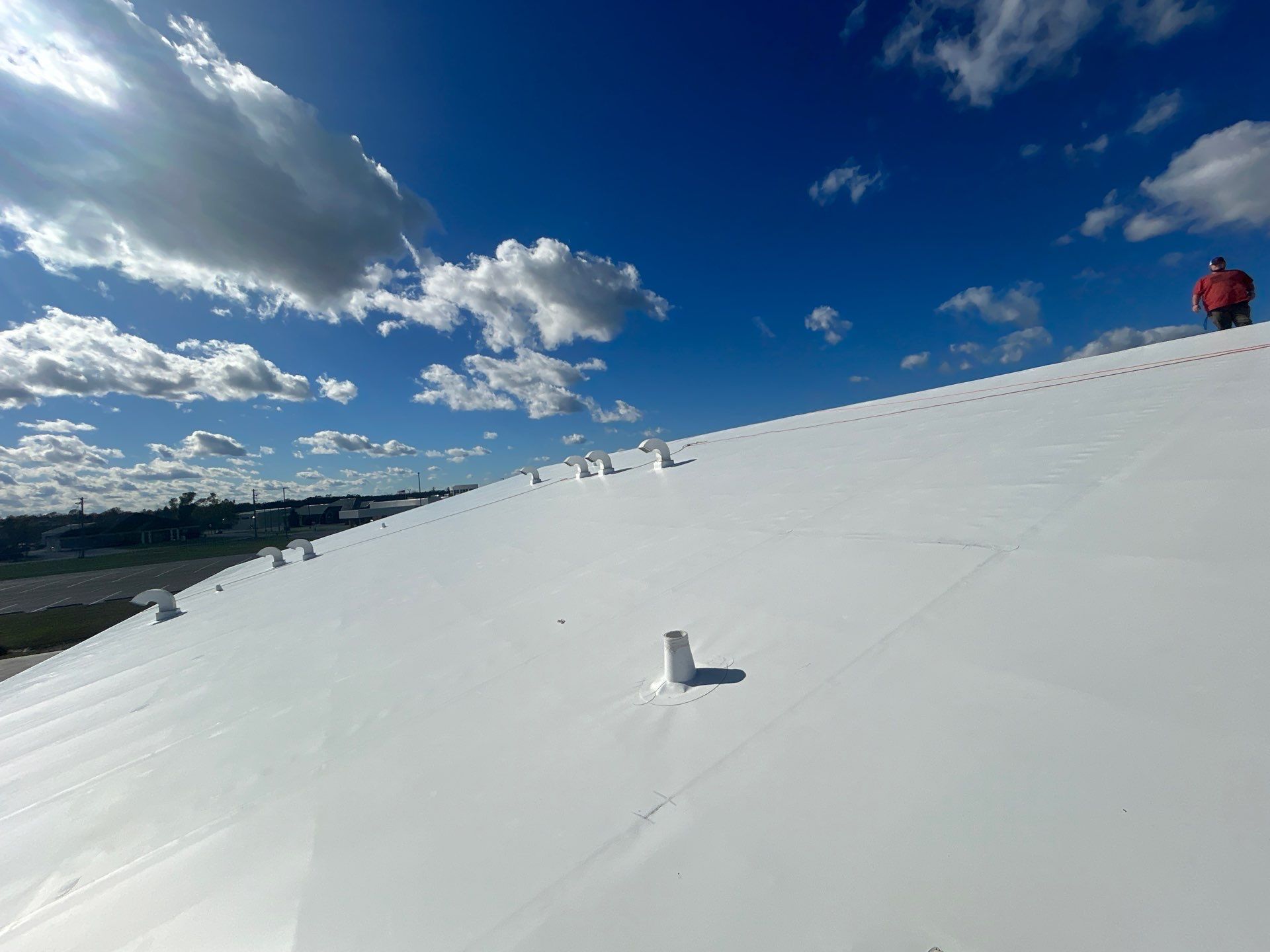Commercial Roofing Installation using Energy Efficient Roofing by Kentucky Commercial Roofing