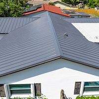 24ga 1" Nail-Strip Charcoal Gray  by Total Roofing System The Metal Roof Experts