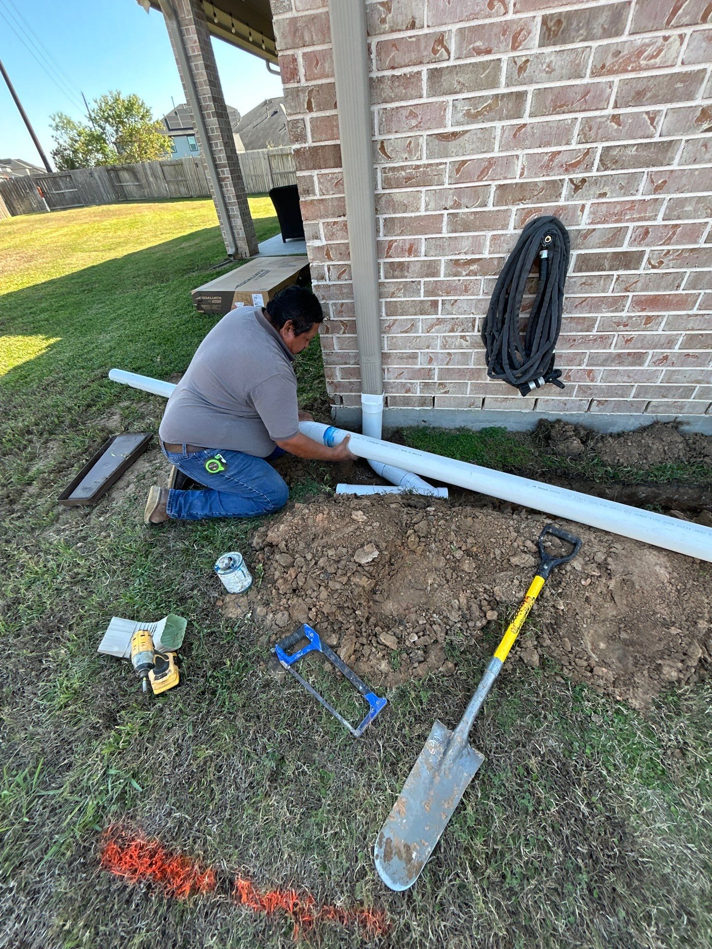 🏀💧 New Basketball Court & Drainage System – Full Backyard Upgrade by Texas Urban Elements