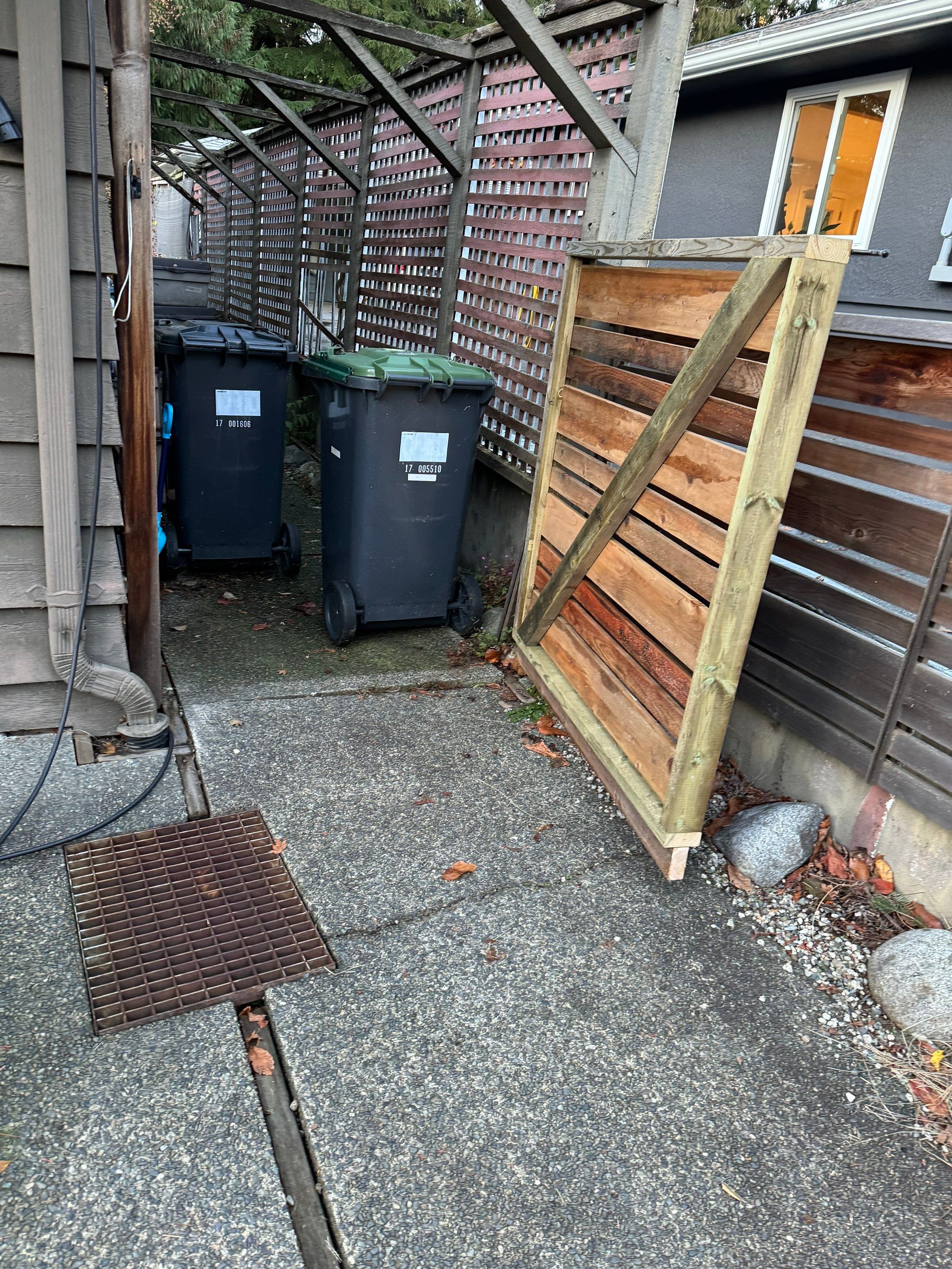 New Wooden Gate by YVR Construction Group