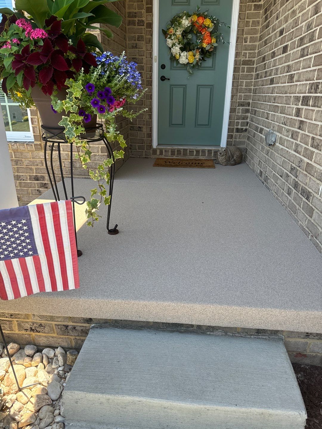 Porch + Garage Project in Washington by Floors in a Day, Inc
