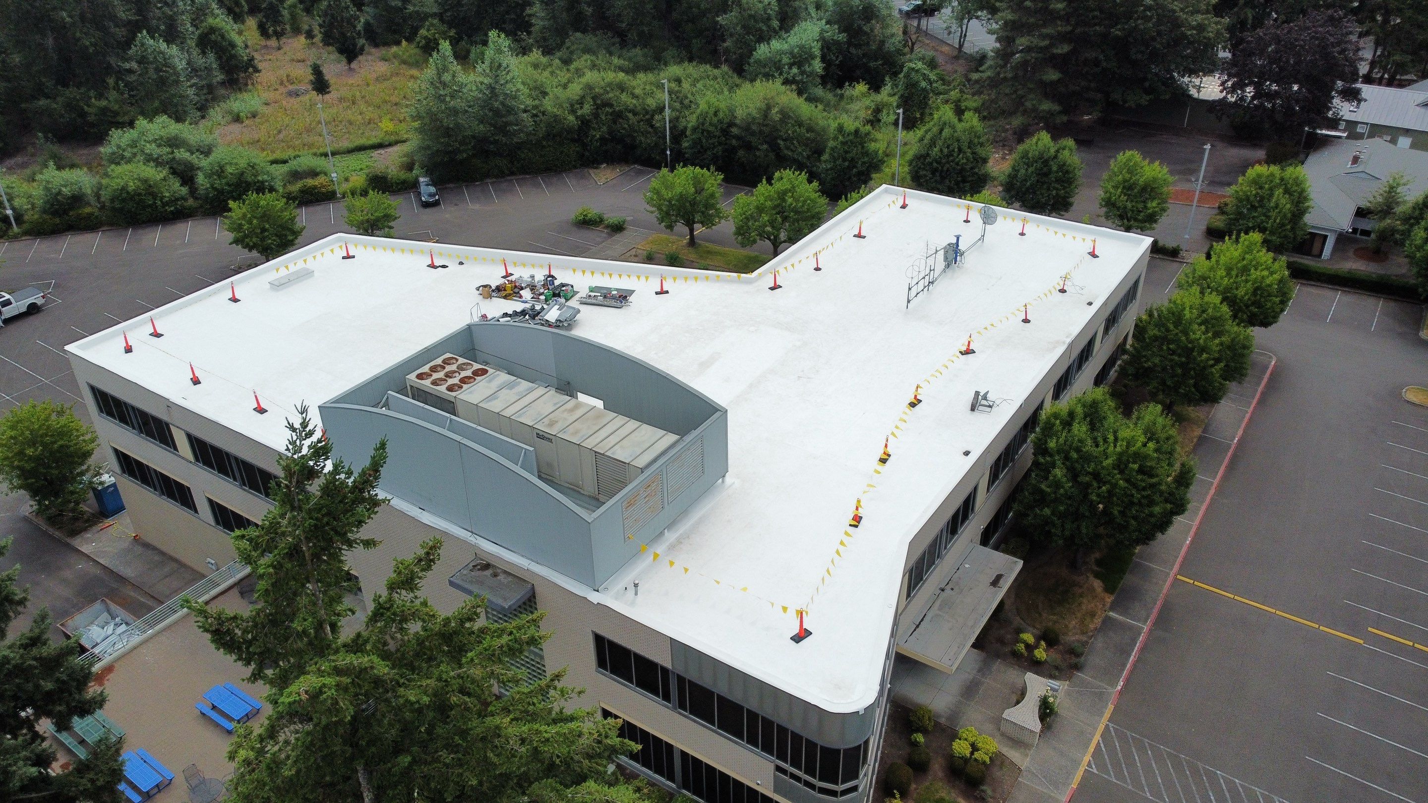Commercial Roofing Replacement using TPO by Vitan Construction LLC 