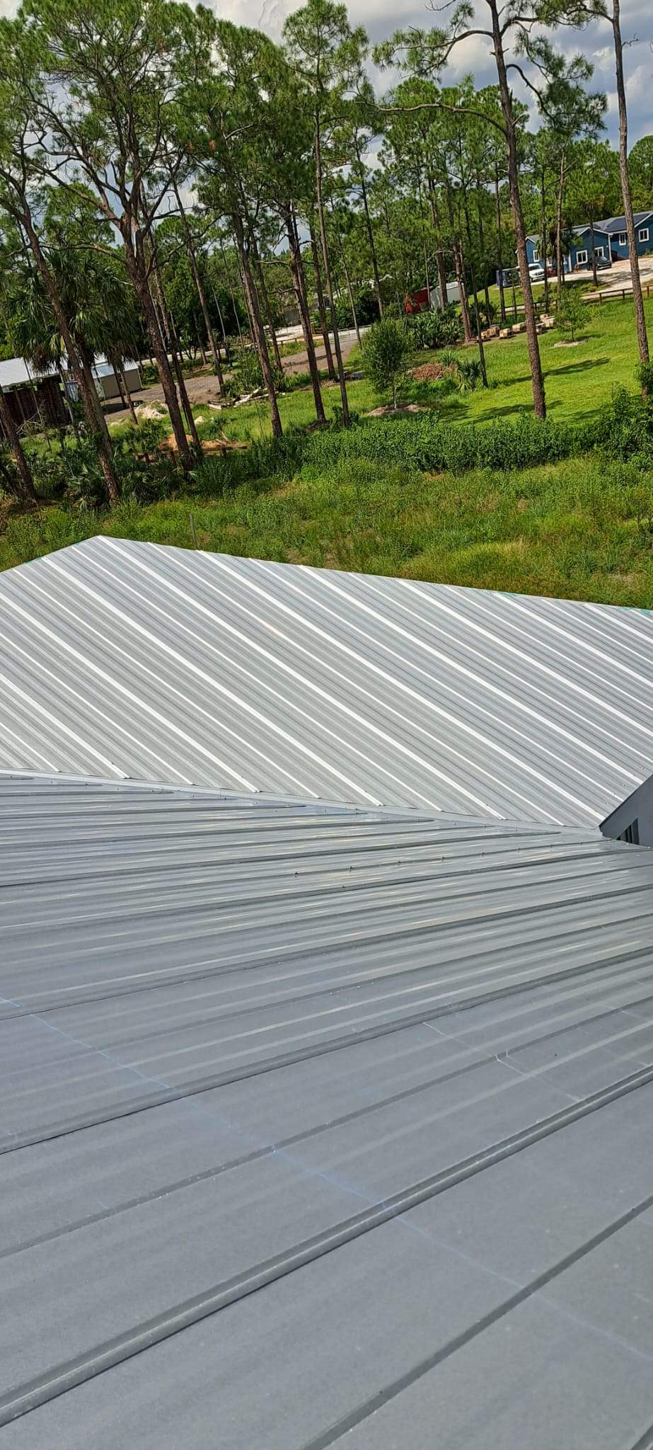 26ga 5V Crimp Mill Finish by Total Roofing System The Metal Roof Experts