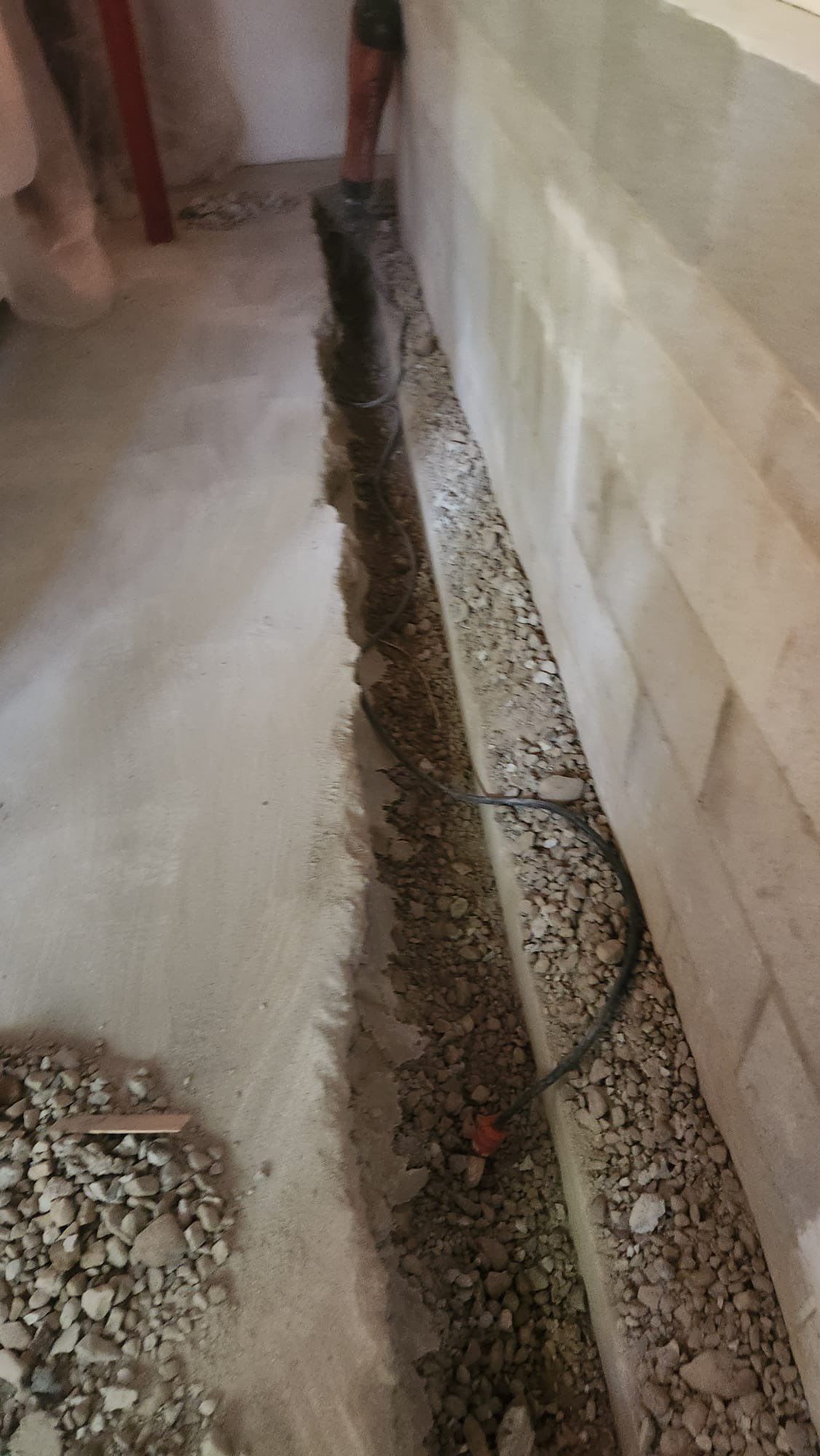 Interior French Drain in Mountain Lakes, NJ by Pure Service Pro, LLC 