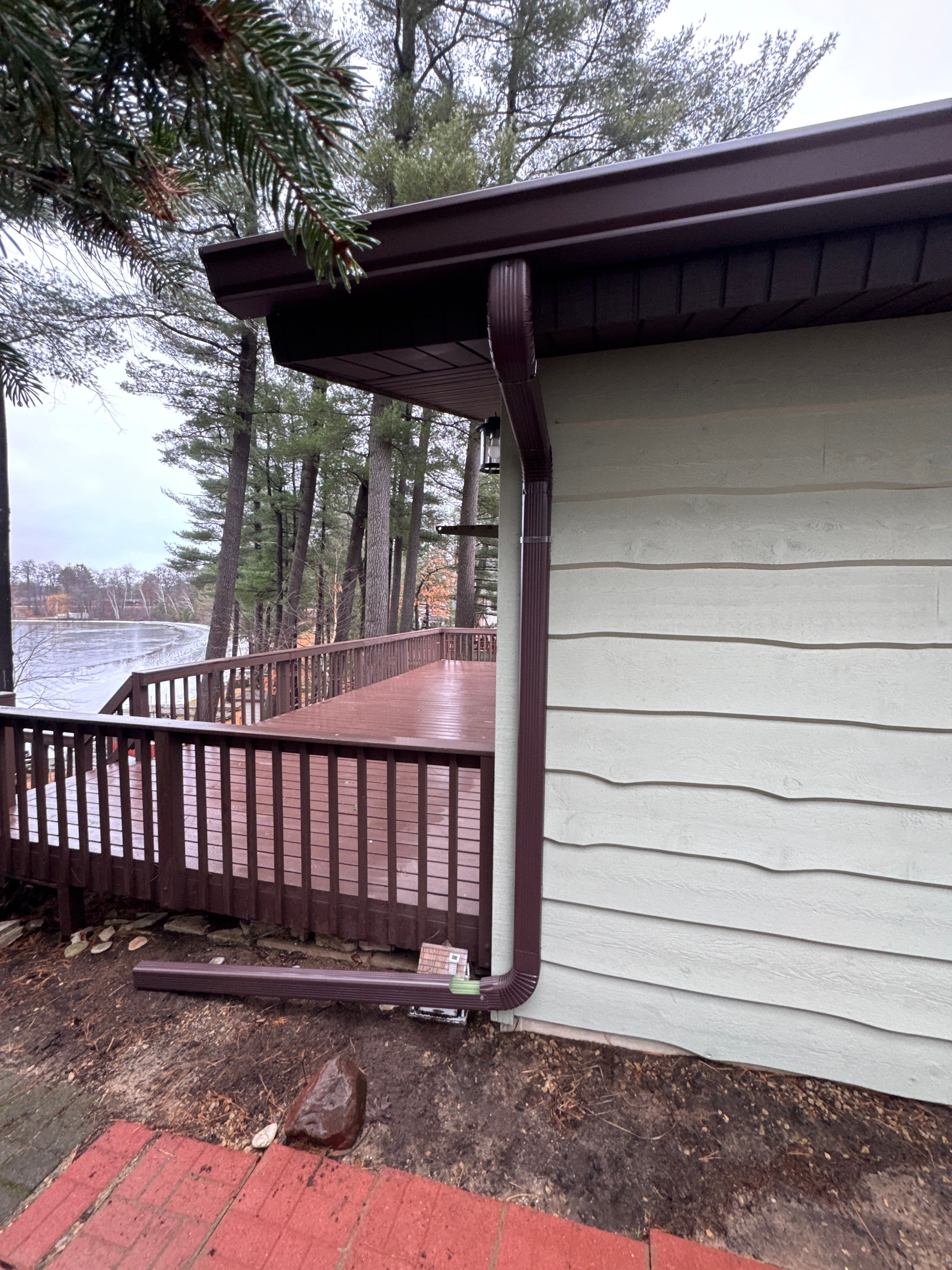 Gutter Replacement & Upgrade using K-Style Aluminum Gutter by AA Seamless LLC
