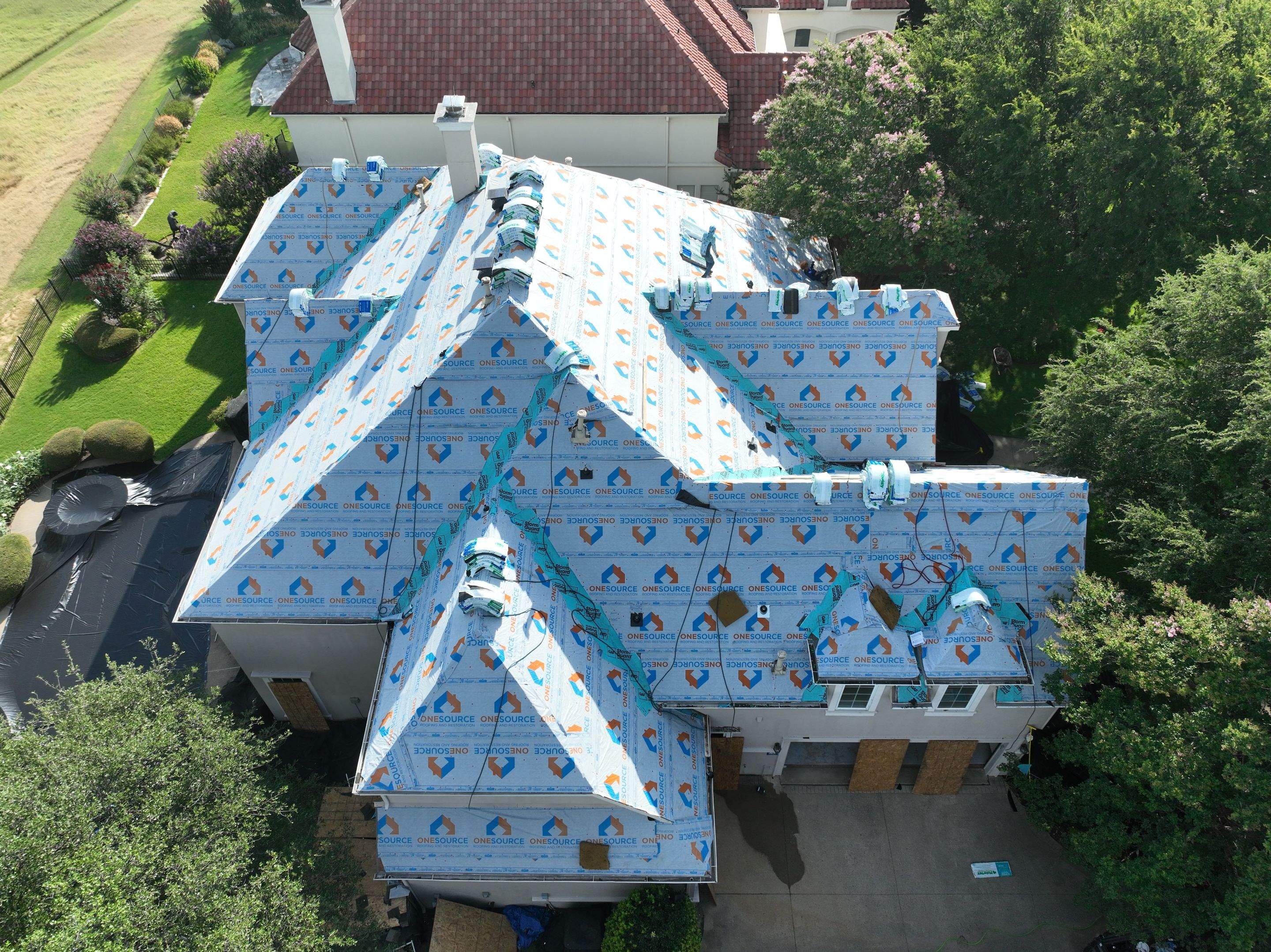 Residential Roofing Installation using Malarkey Vista Black Oak by OneSource Roofing and Restoration