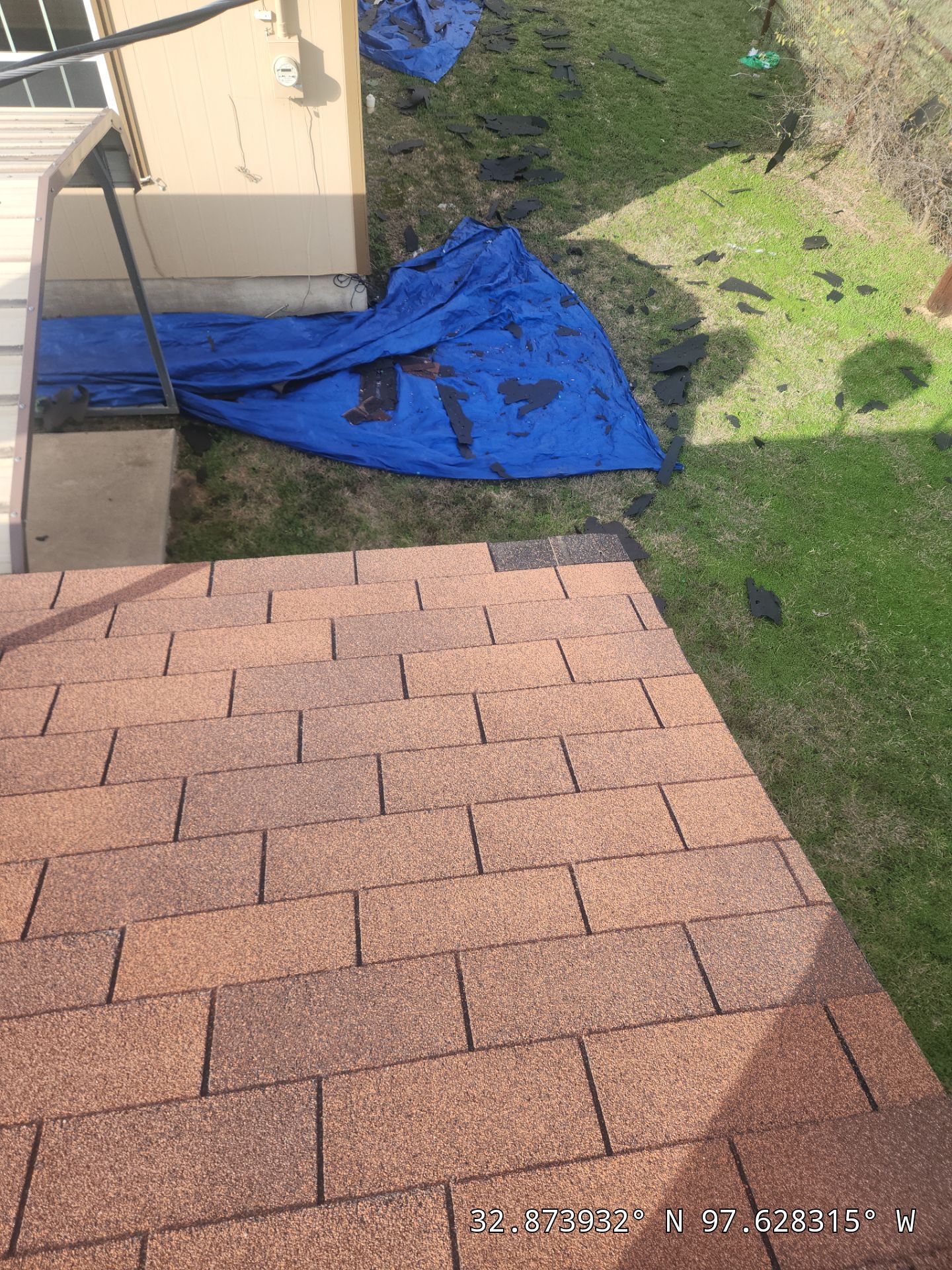 Project in Weatherford by Lonestar Roofing and Restoration LLC.