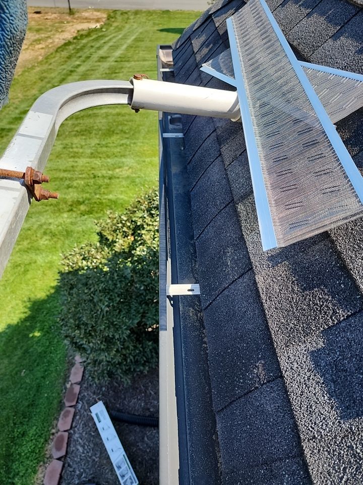 Gutter Guard Instalation using Leaf Blaster Pro by Gutter Glove by Power Wash Masters LLC