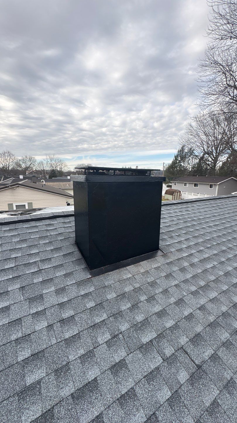 Residential Roofing Installation using EPDM and GAF Timberline HDZ Hickory by Rainstoppers Roofing