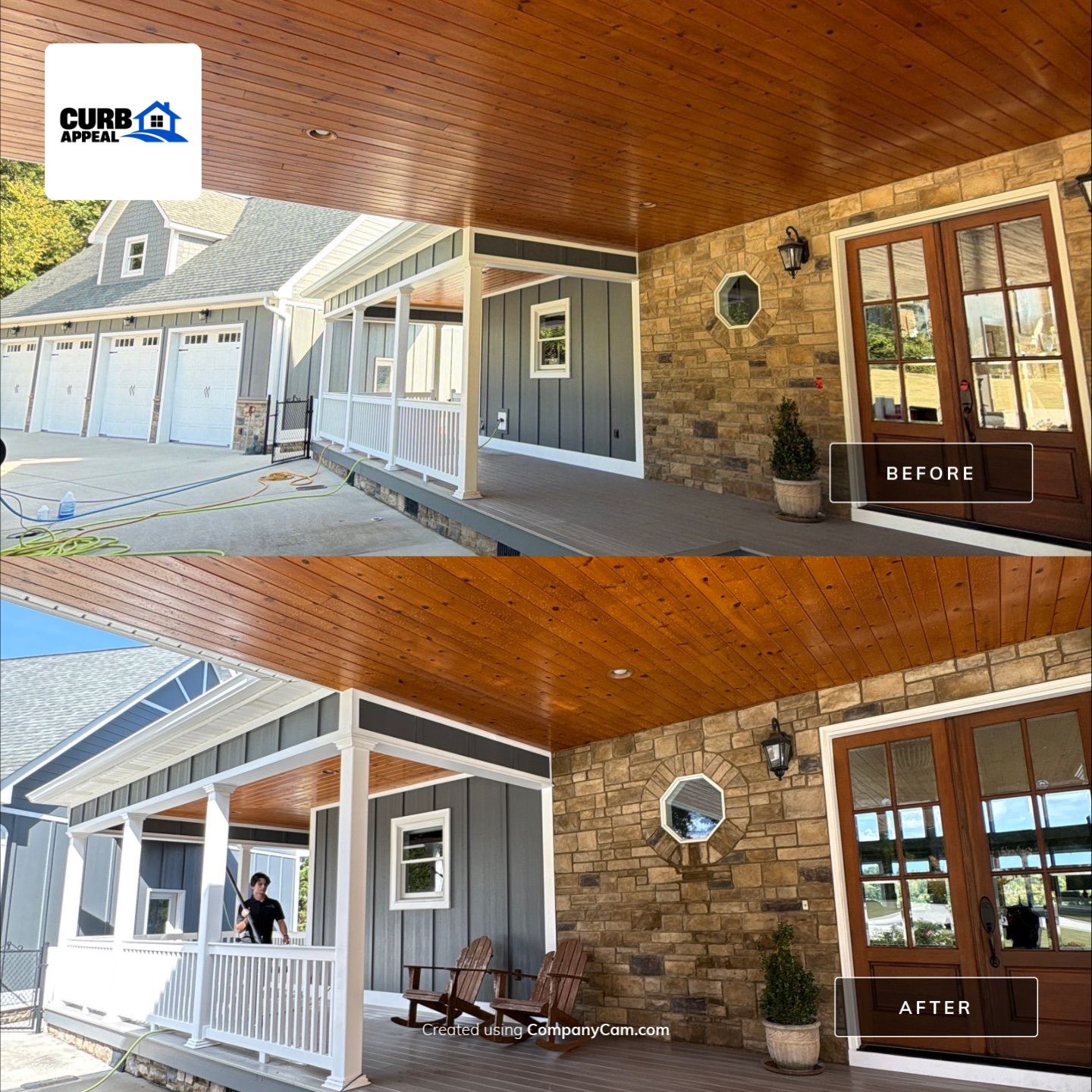 Project in Chattanooga by Curb Appeal 
