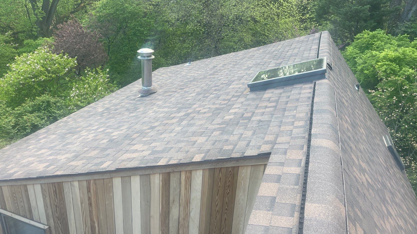Roof Replacement w/ Skylights in Baltimore, MD (IKO Dynasty) by American Home Contractors