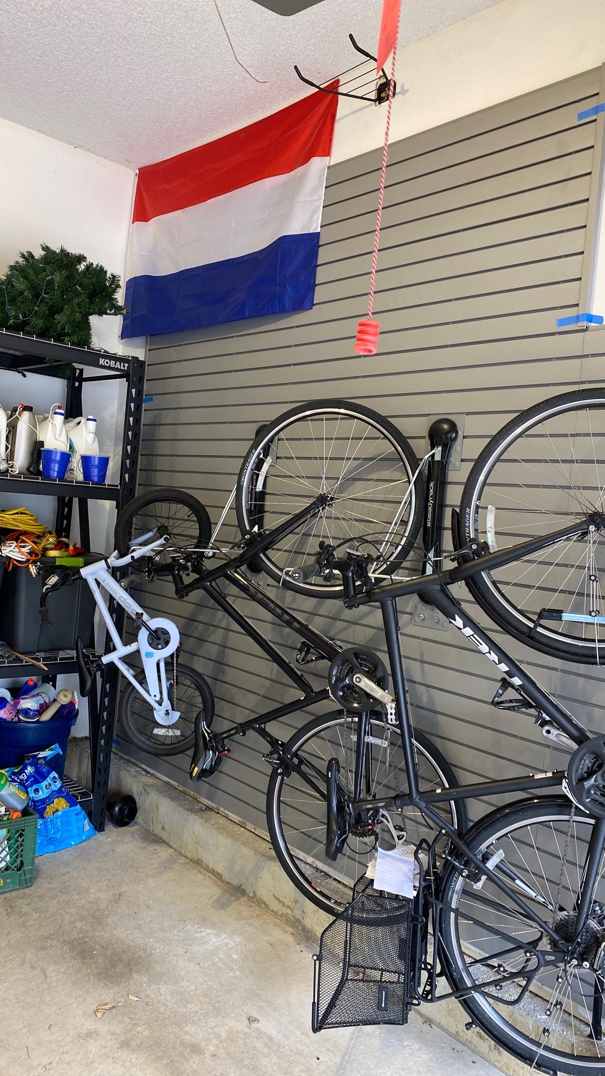 Dustin H. adds bike storage to his garage! by Banner Garage