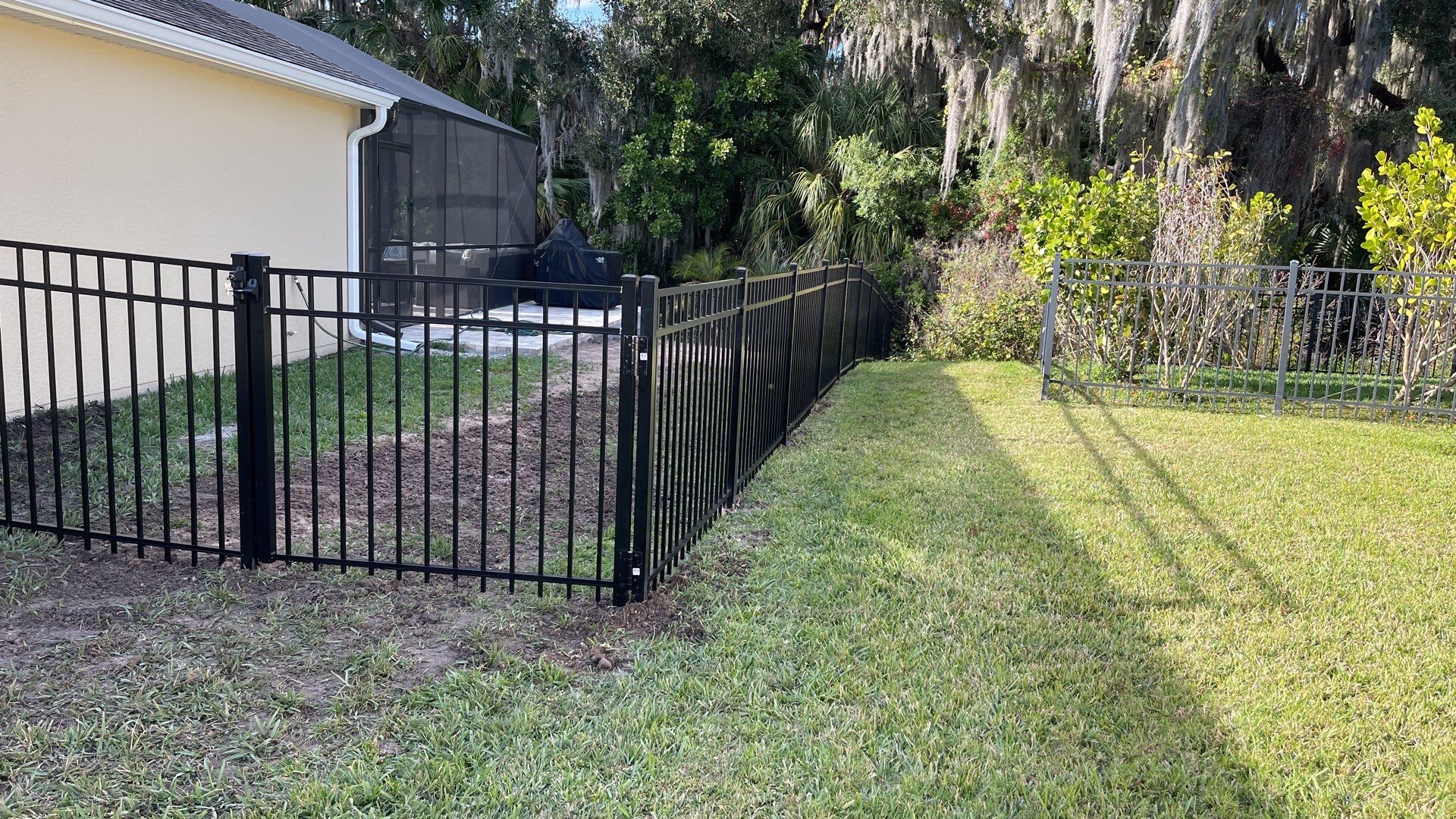 Parrish, FL  4 ft. Tall 3-Rail Black Aluminum Install  by Asap fence and gates, LLC