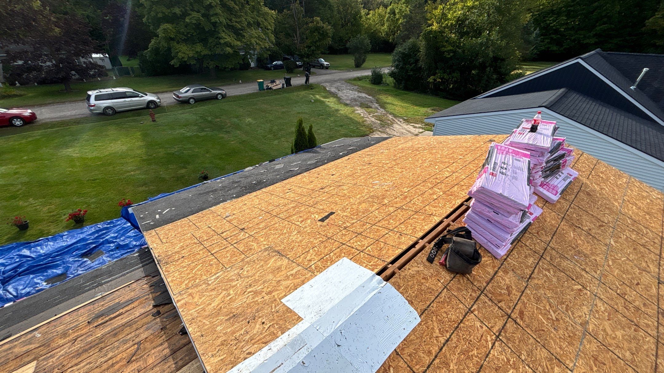 Roof Replacement using Owens Corning Slatestone Gray by 180 Contractors