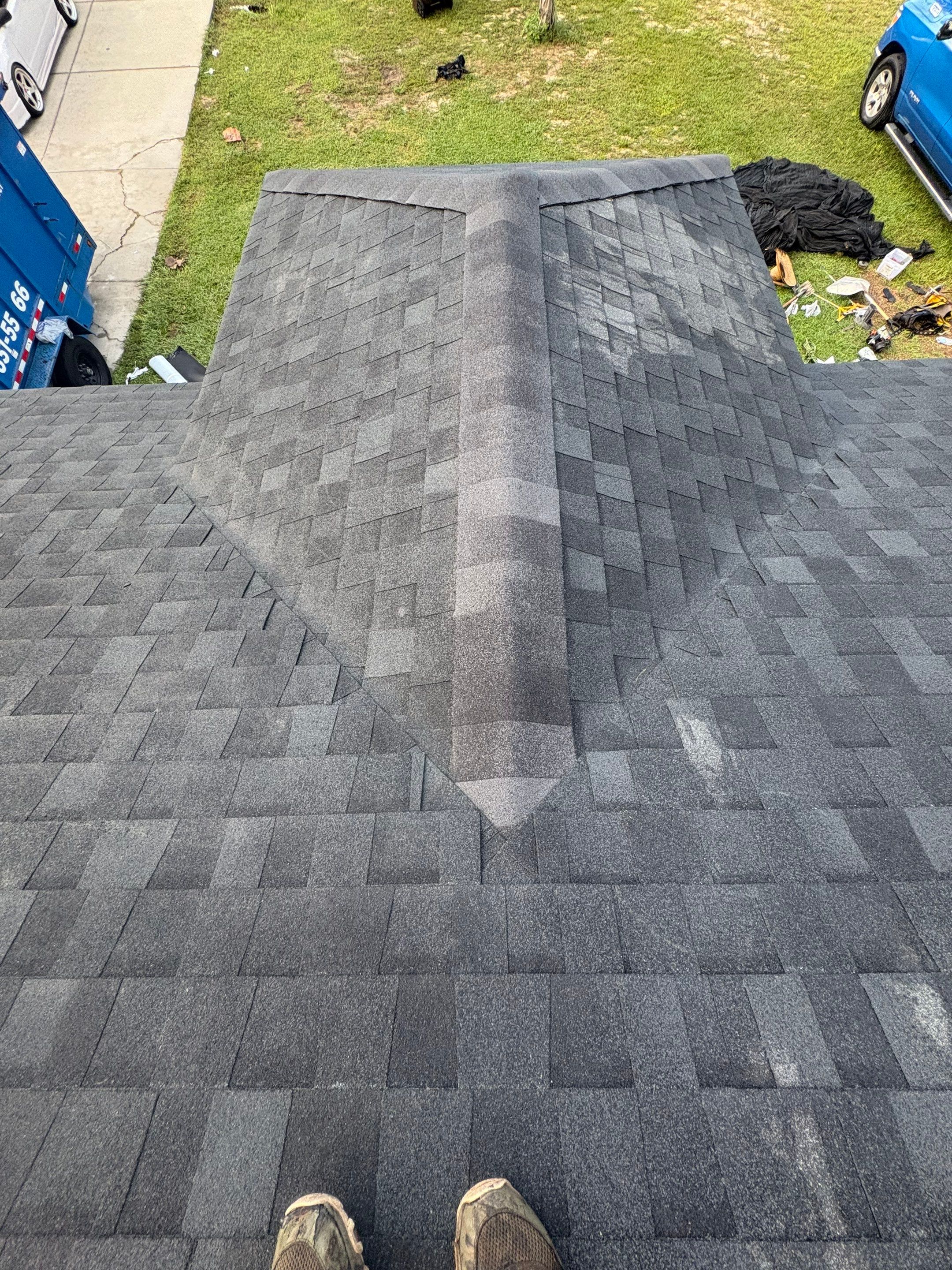 Ocala Roof Replacement Featuring Tamko Titan Rustic Black Shingles by Pinnacle Roofing Group