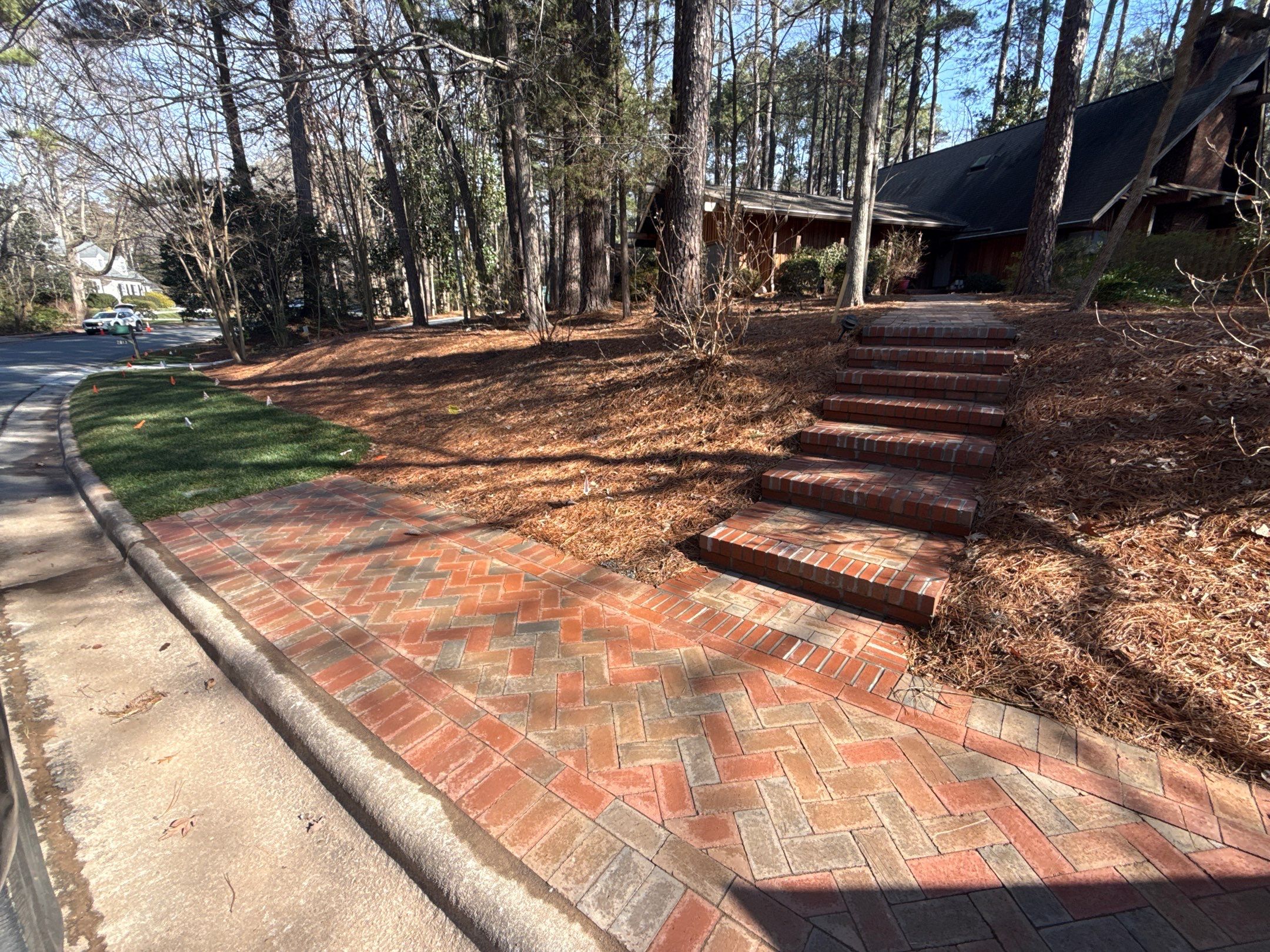 Hardscaping and concrete work in Durham by Martinez Brother’s Nc Landscaping Inc