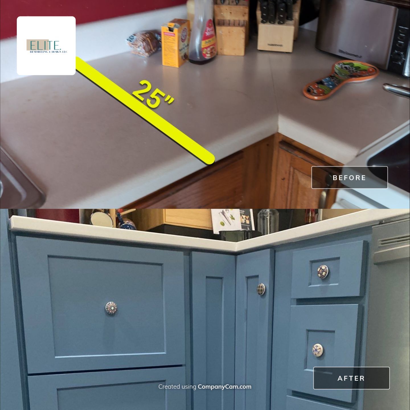Holly Springs Kitchen Remodel – Two-Tone Shaker Cabinets & Open-Concept Design by Elite Remodeling and Design LLC