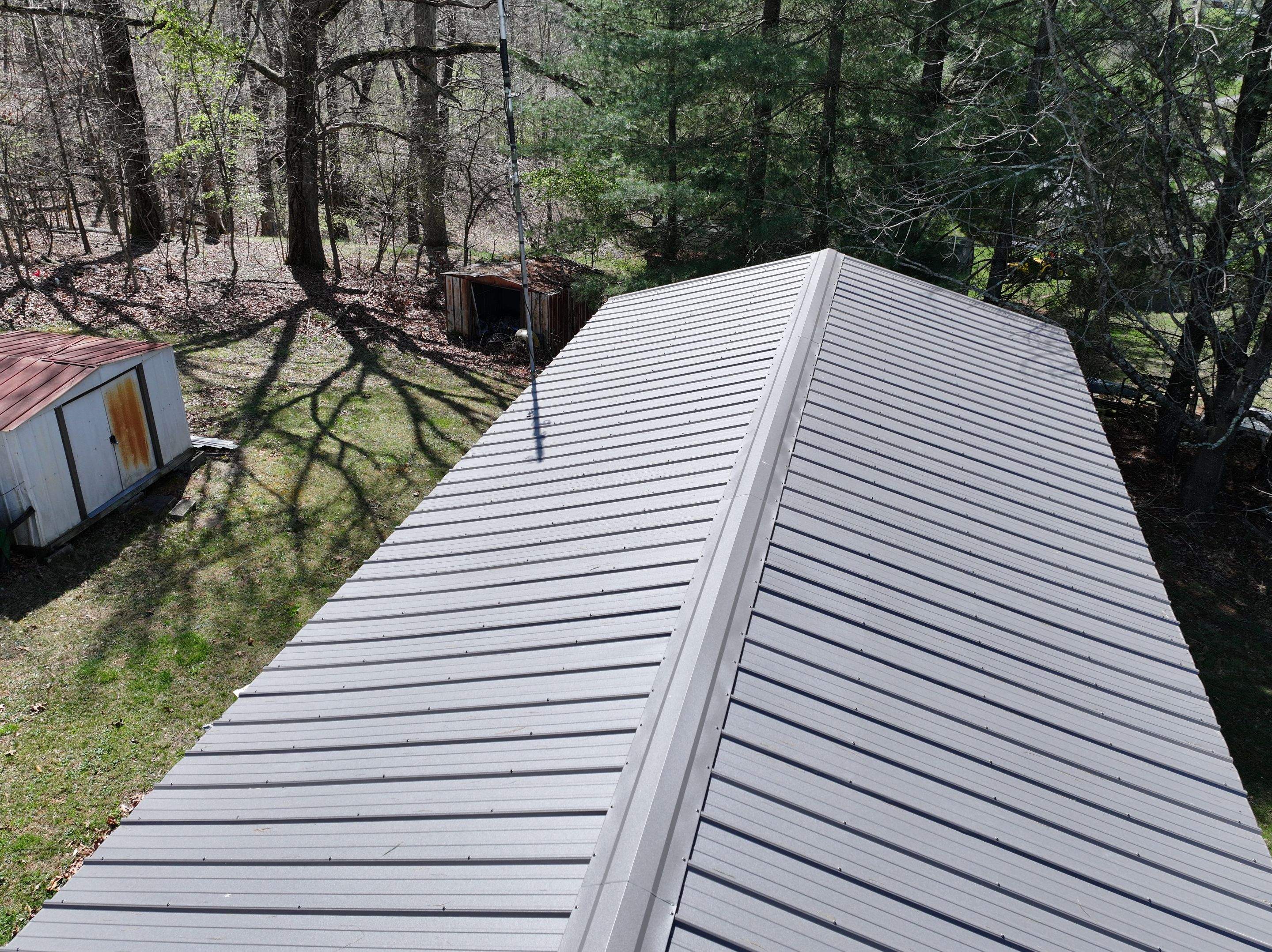 Textured Charcoal Gray using 29 Gauge AG Panel by Omnia Roofing