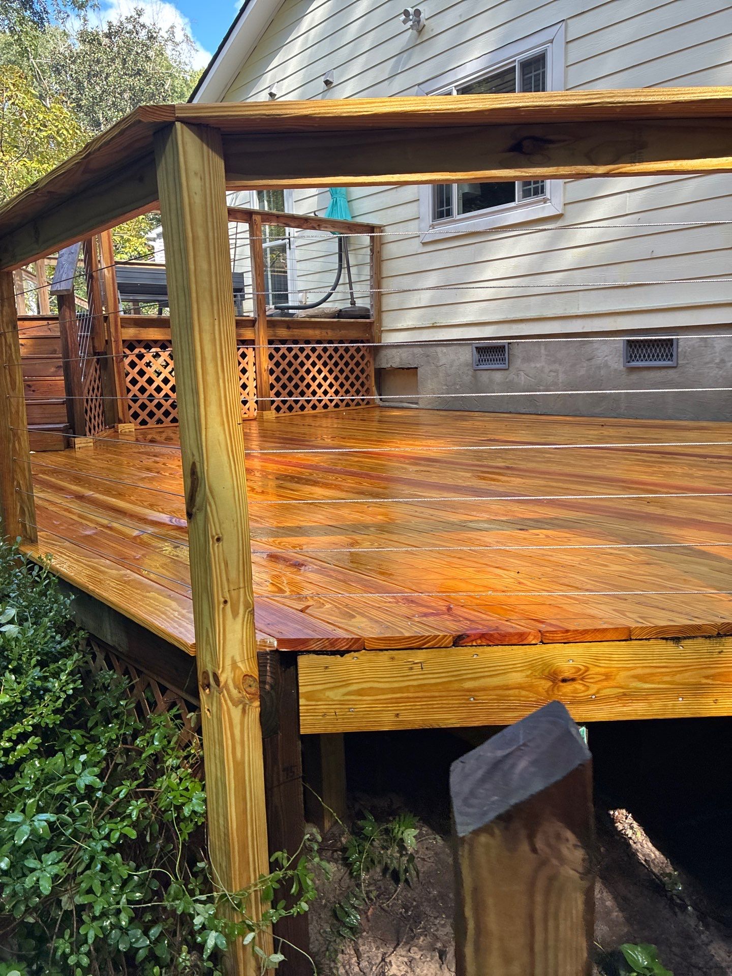 Deck using Wood Sealant by DuraSeal
