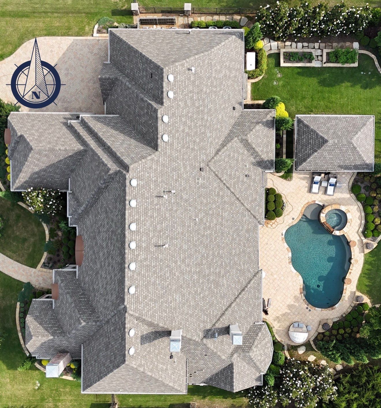 Residential Roof Replacement using CERTAINTEED BELMONT IR BLACK GRANITE by Elite Roofing LLC