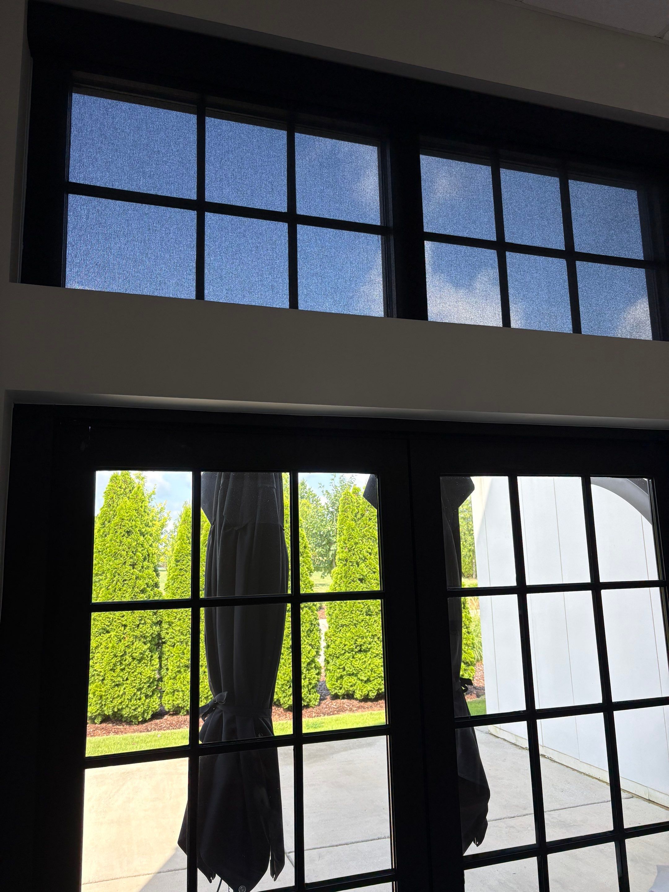 Commercial Roller Shades Project in Huntsville by Blinds and Borders