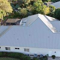 24ga 1.5" Mechanical Seam Champagne  by Total Roofing System The Metal Roof Experts