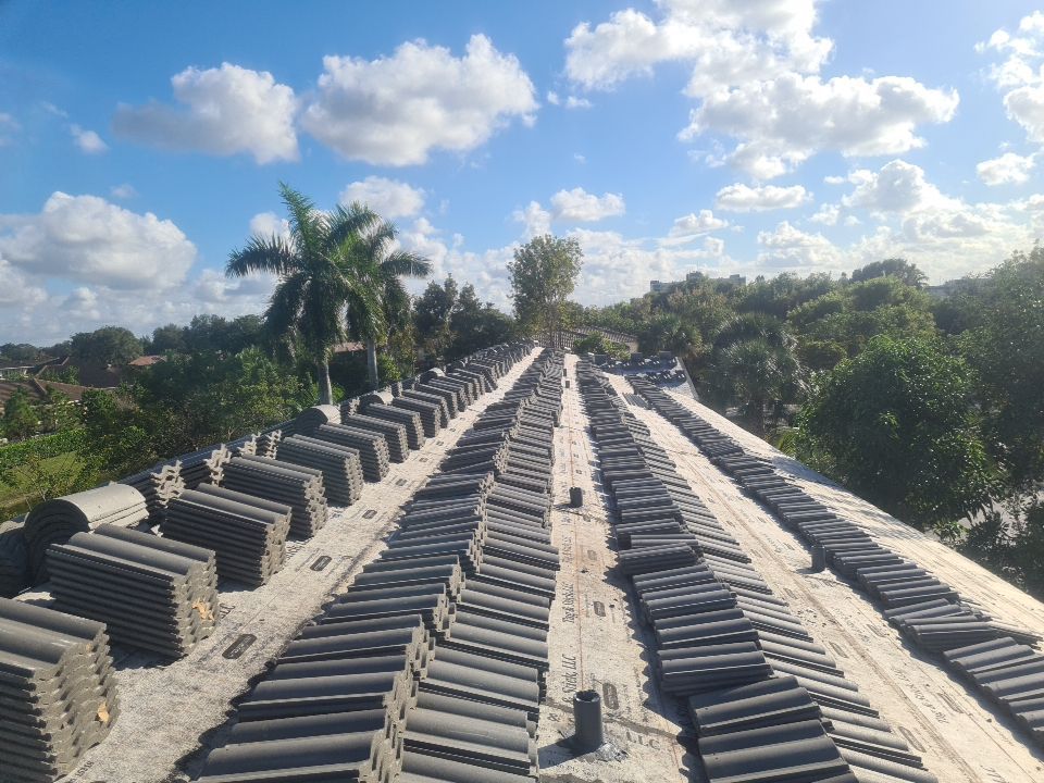 Residential Roofing Installation using Eagle Roofing Tile by BLUES BROTHERS ROOFING