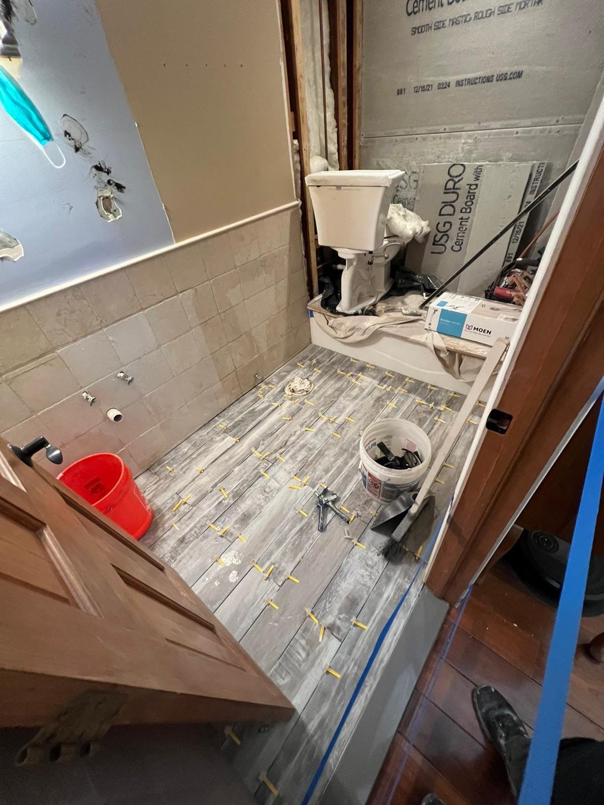 Bathroom Remodel using Tile by Home Concepts Construction