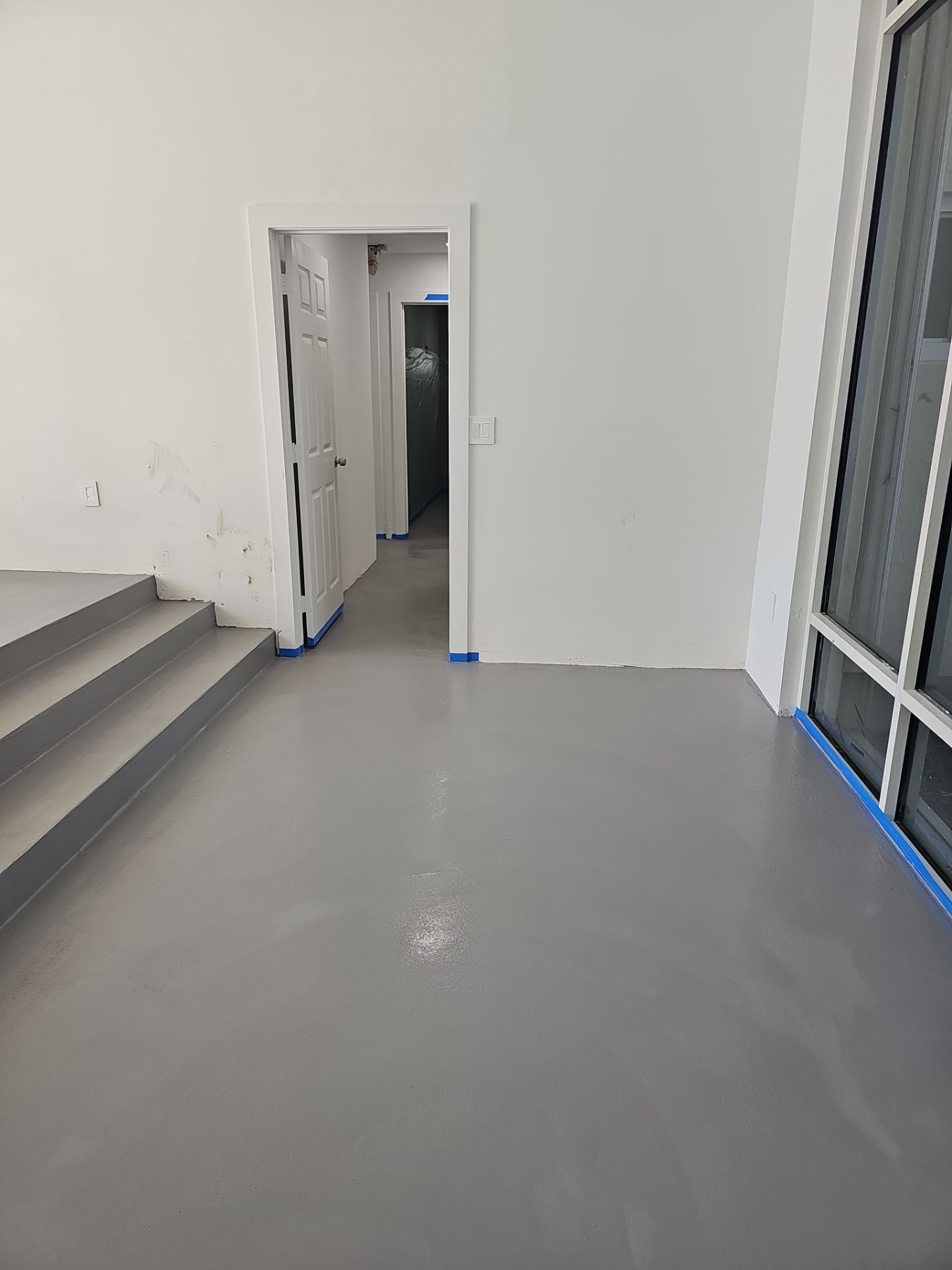 Home Floor Resurfacing w/Microtopping by Seamless Surfaces