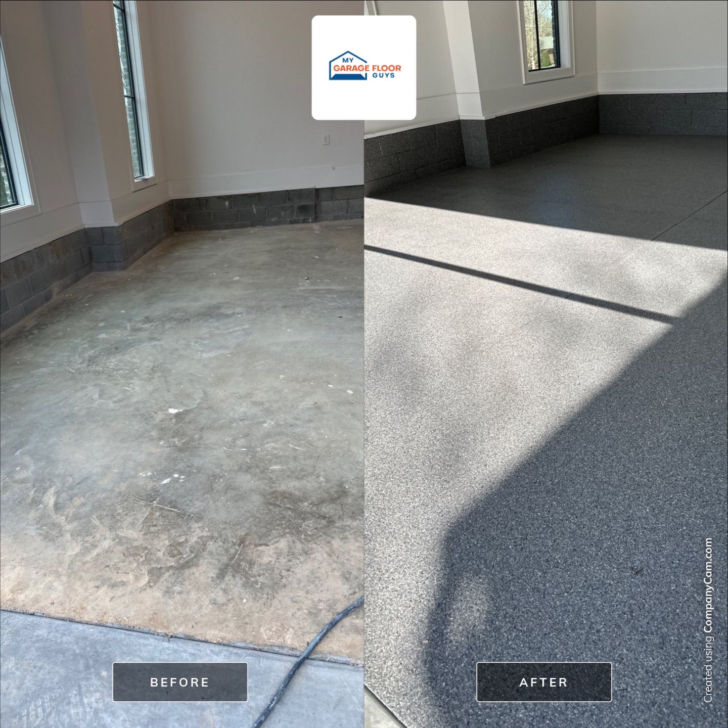Garage Floor Coating using Briar by My Garage Floor Guys