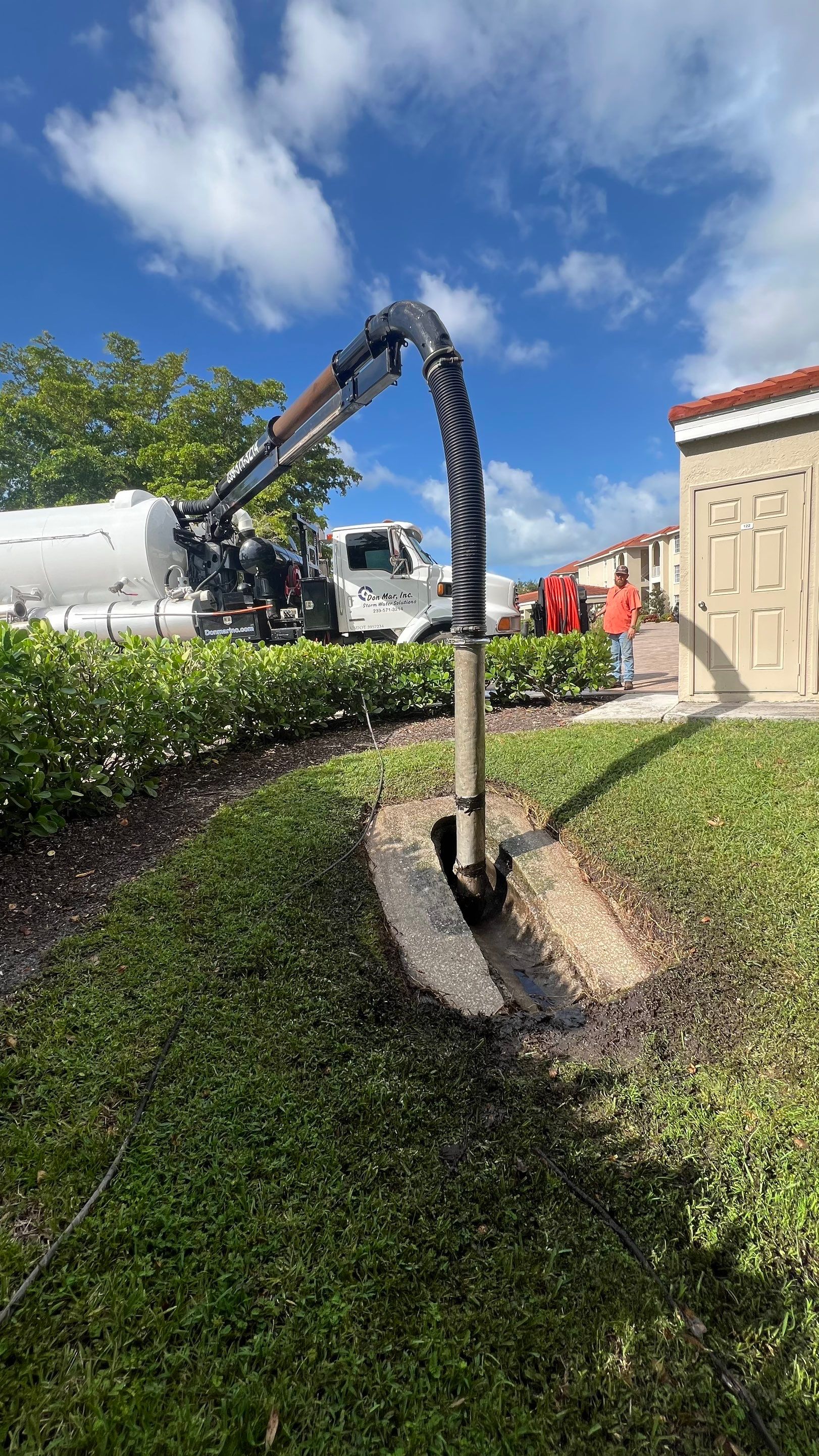 Naples Community Culvert Cleaning by APS Power & Water