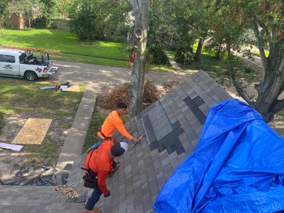 Residential Roofing Repair using Owen's Corning Duration (Lifetime) Shingles