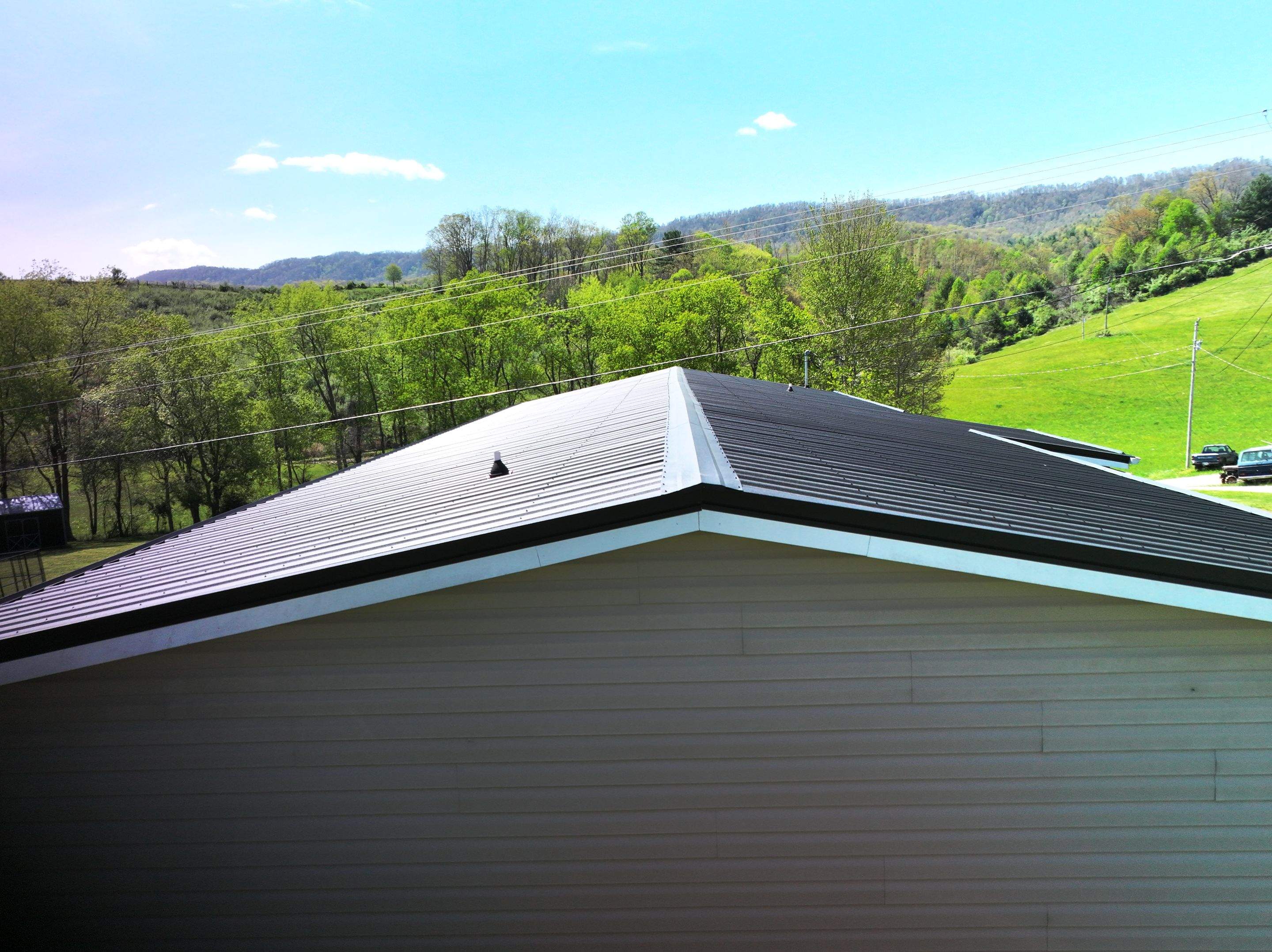 Textured Black AG Panel by Omnia Roofing