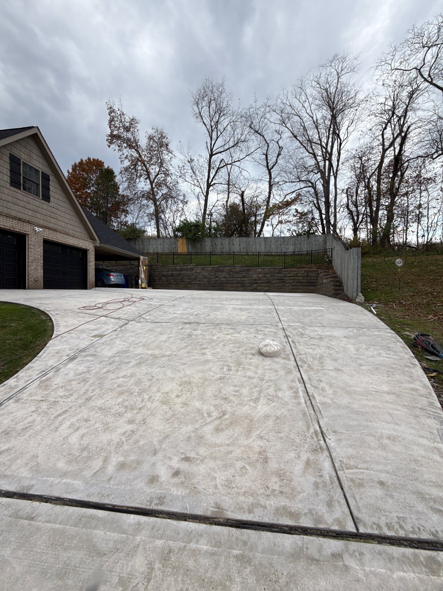 Steep Driveway Project in Sarver by Floors in a Day, Inc