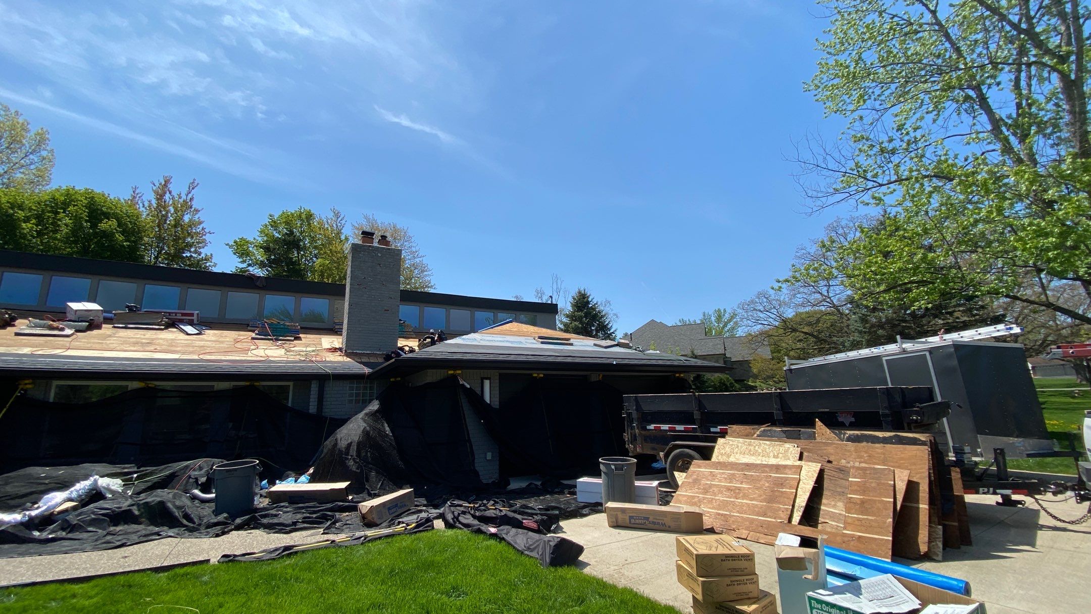Roof Replacement using CertainTeed Landmark by 180 Contractors
