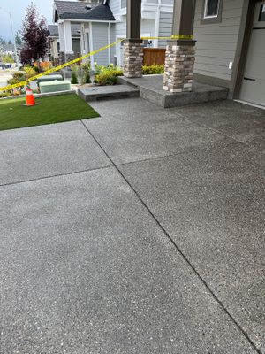 Concrete Driveway Makeover | Snohomish 