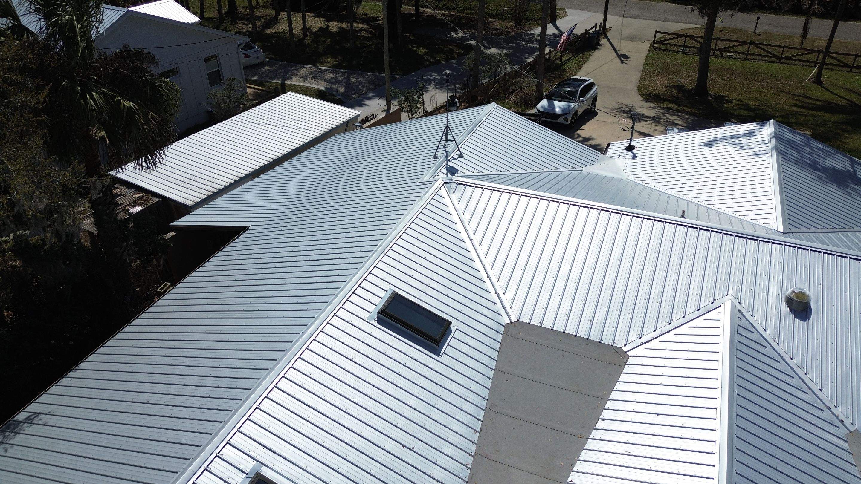 Ultra Rib Panel Galvalume Finish by Gold Key Roofing