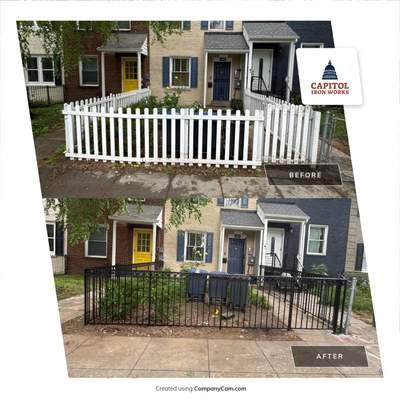 Custom Iron Fencing & Pet-Safe Gate Installation in Washington, DC.