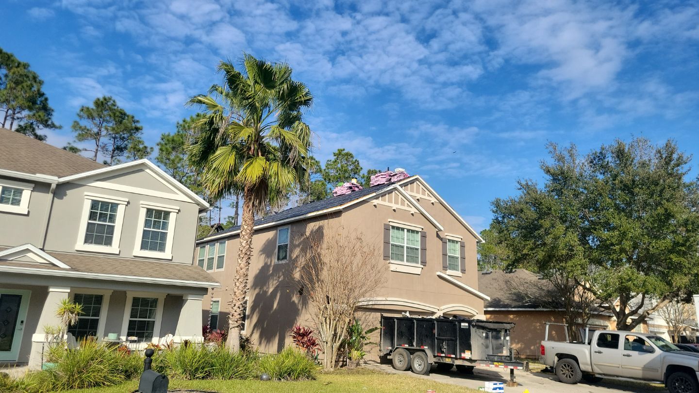 Residential Roofing Installation using Owens Corning TruDefinition Duration Shingles by Galaxy Builders, Inc.
