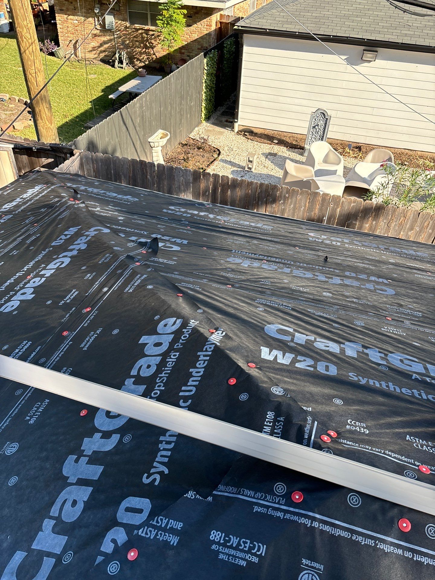 Residential Roofing Installation using Owen's Corning Duration (Lifetime) Shingles by Roof Repair Company