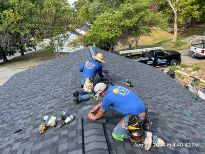 Residential Roofing Installation using Certainteed Landmark Pro Shingles